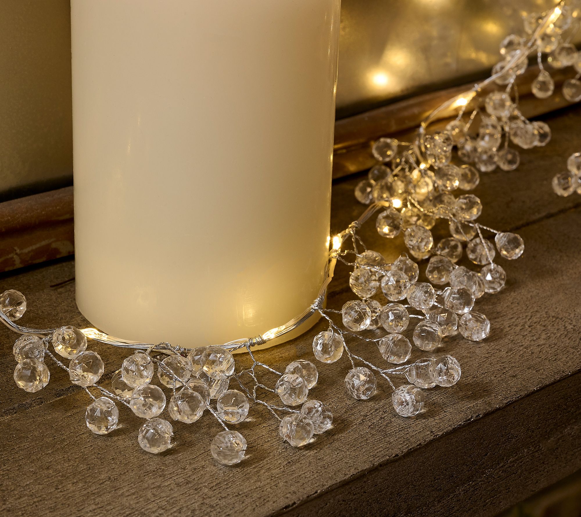 6' Beaded Garland Light Strand by Valerie
