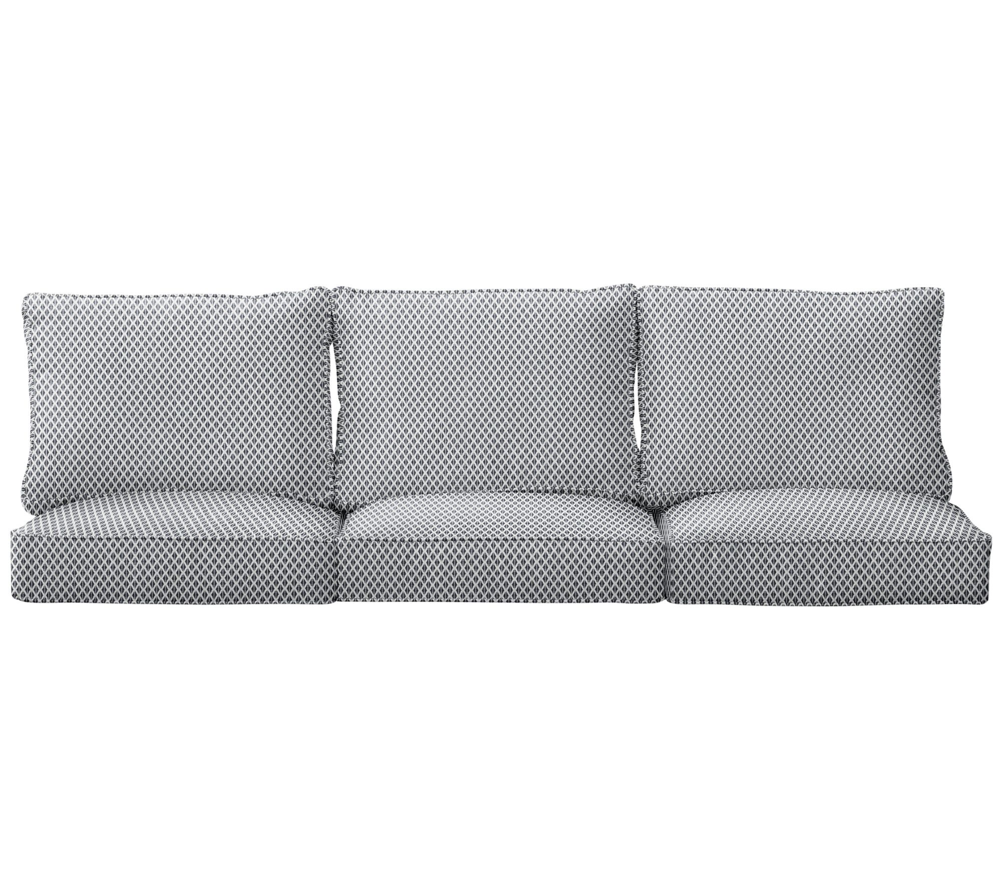 Sorra Home Outdoor Deep Seating Sofa Cushion Set