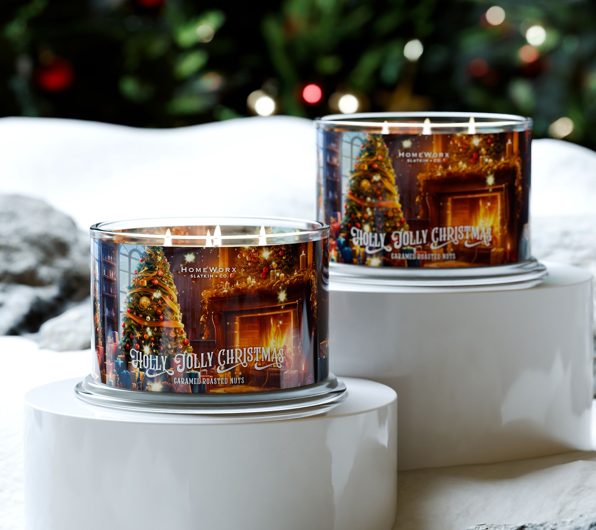 HOLIDAY MOOD: JOLLY CANDLE TIN main image 0