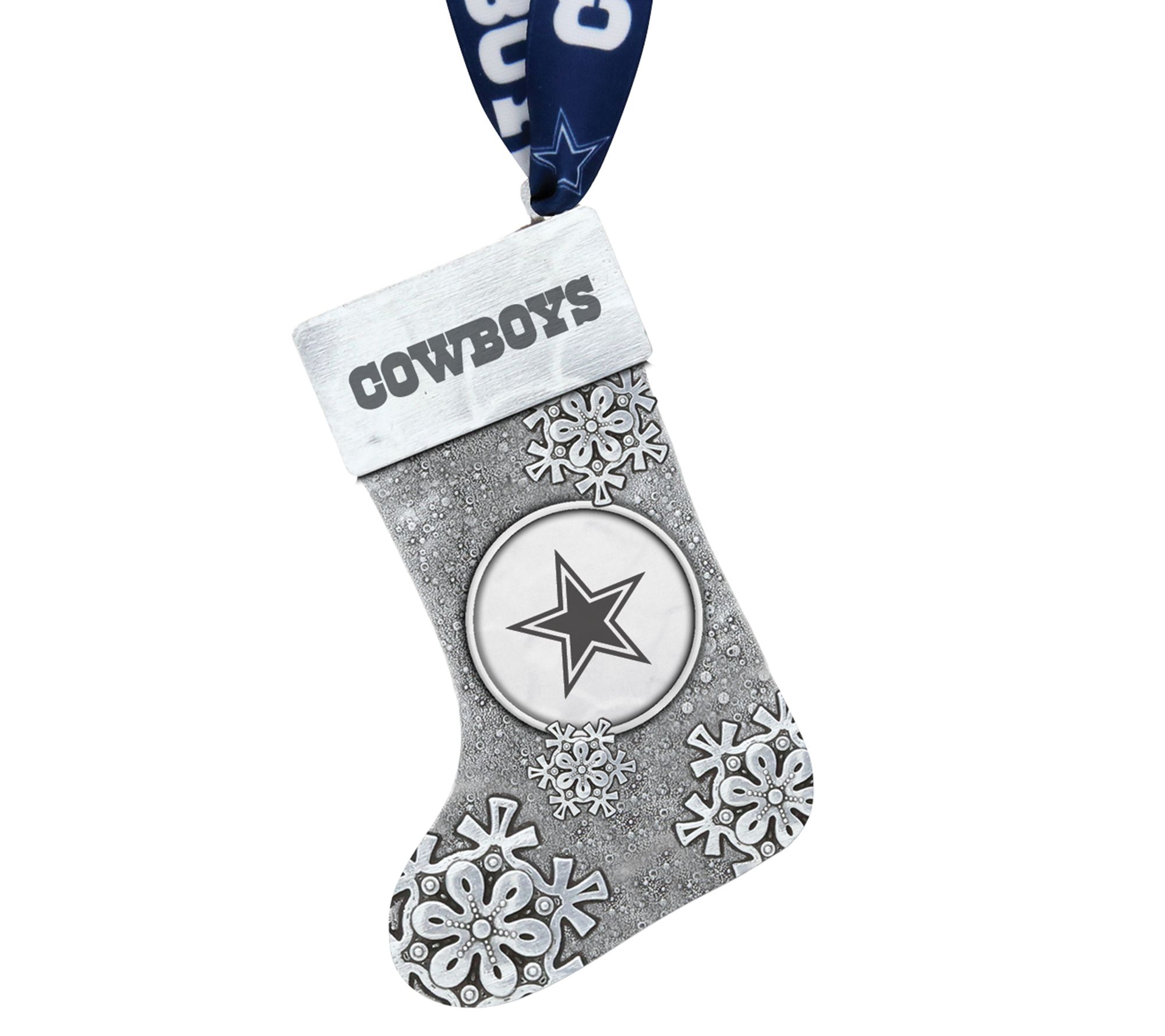 Wendell August NFL Snowflake Stocking Ornament