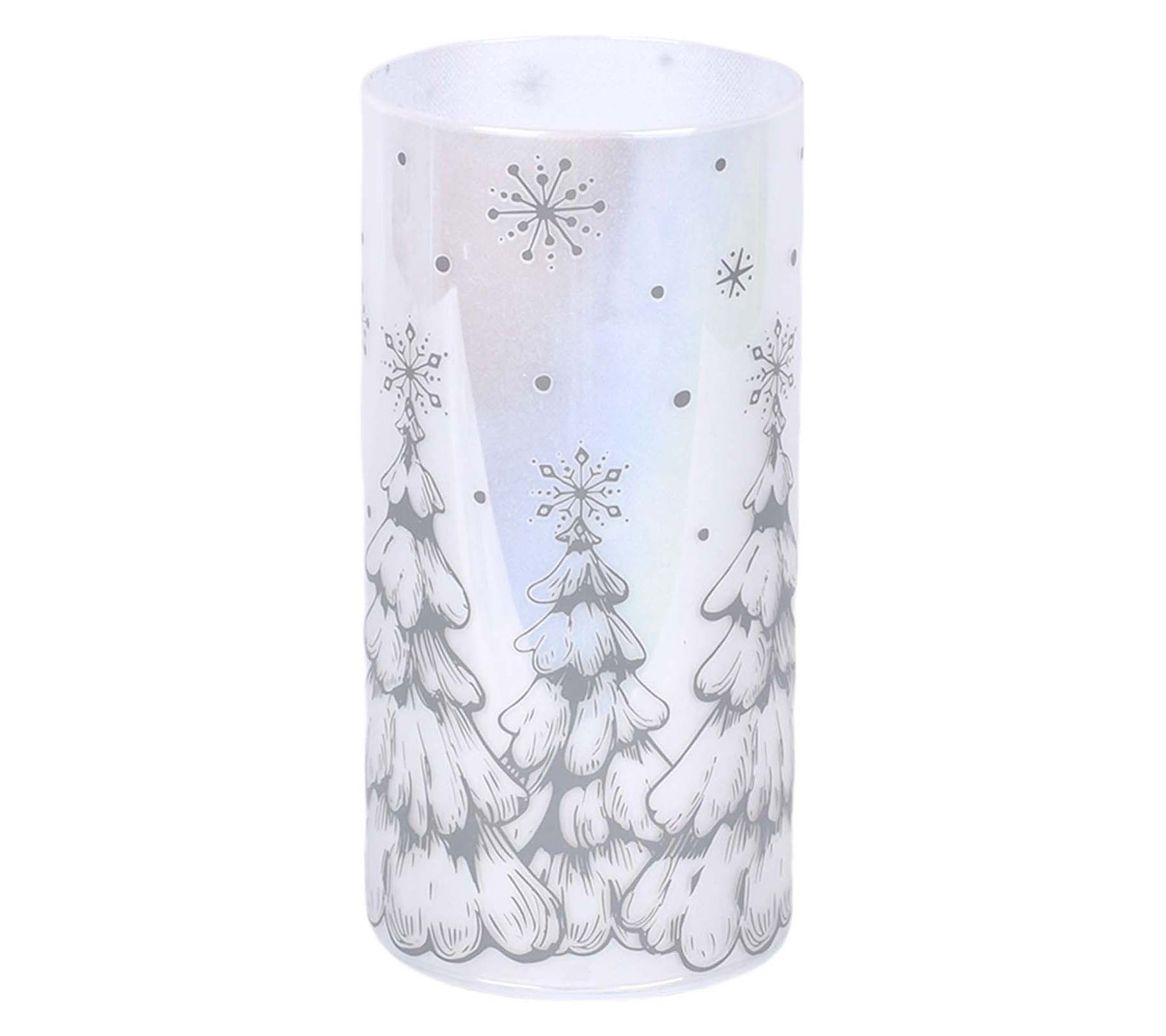 Temp-tations Seasonal 8" Hurricane with Fairy Lights