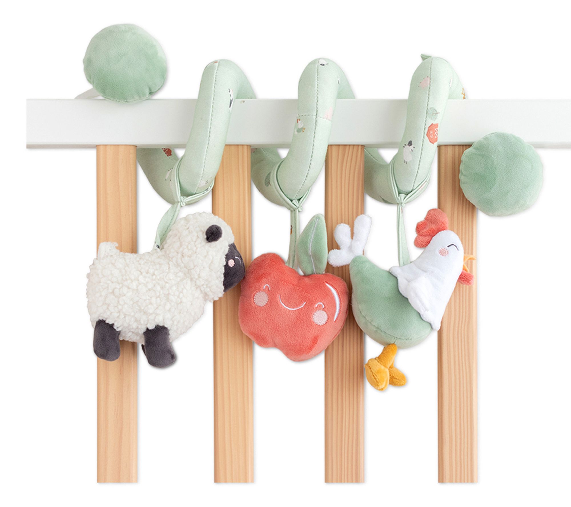 Saro Funny Farm Multi Activity Rattle Spiral