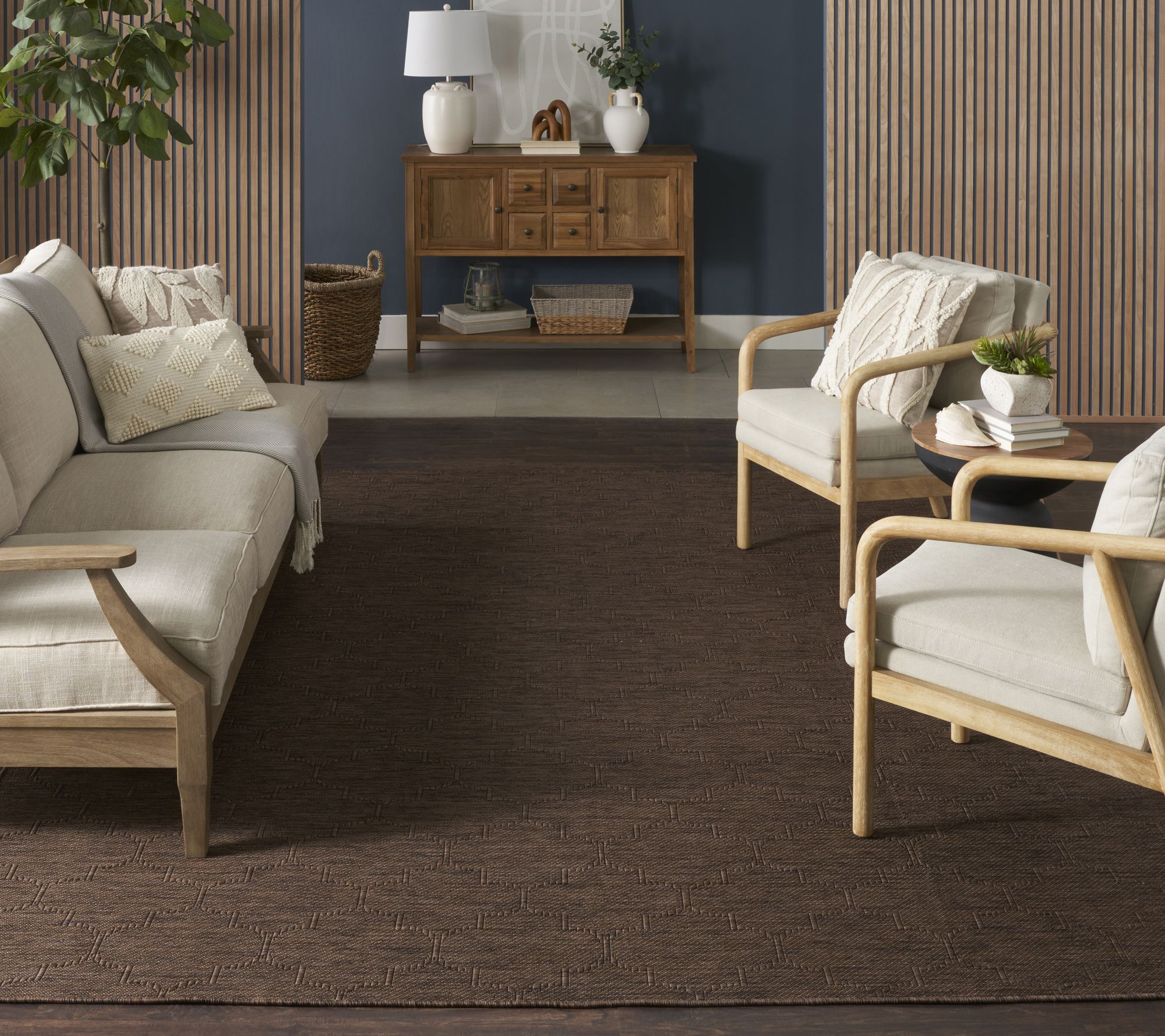 Nourison Home Washable Textured Indoor/Outdoor 8' x 10' Rug