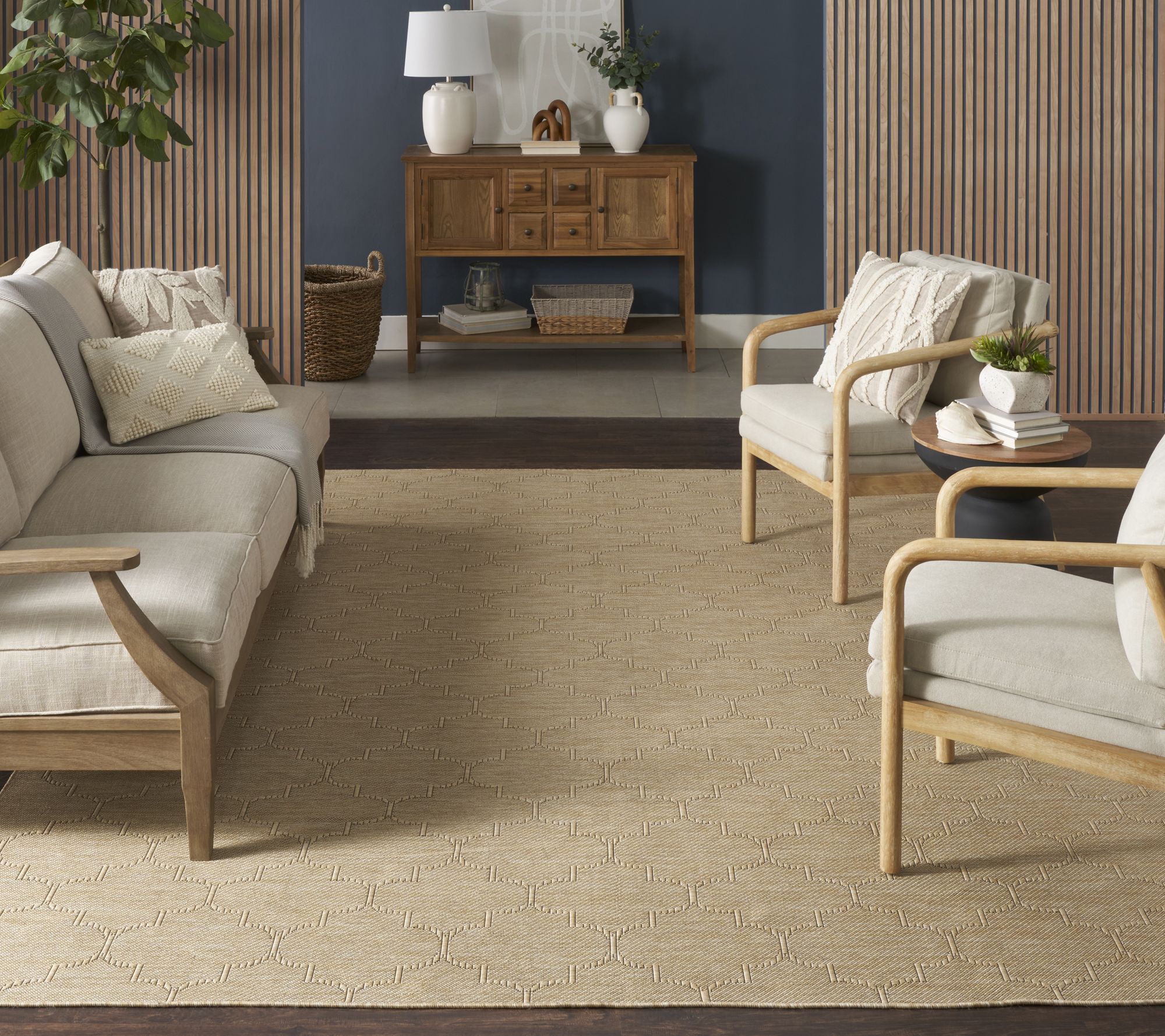 Nourison Home Washable Textured Indoor/Outdoor 8' x 10' Rug