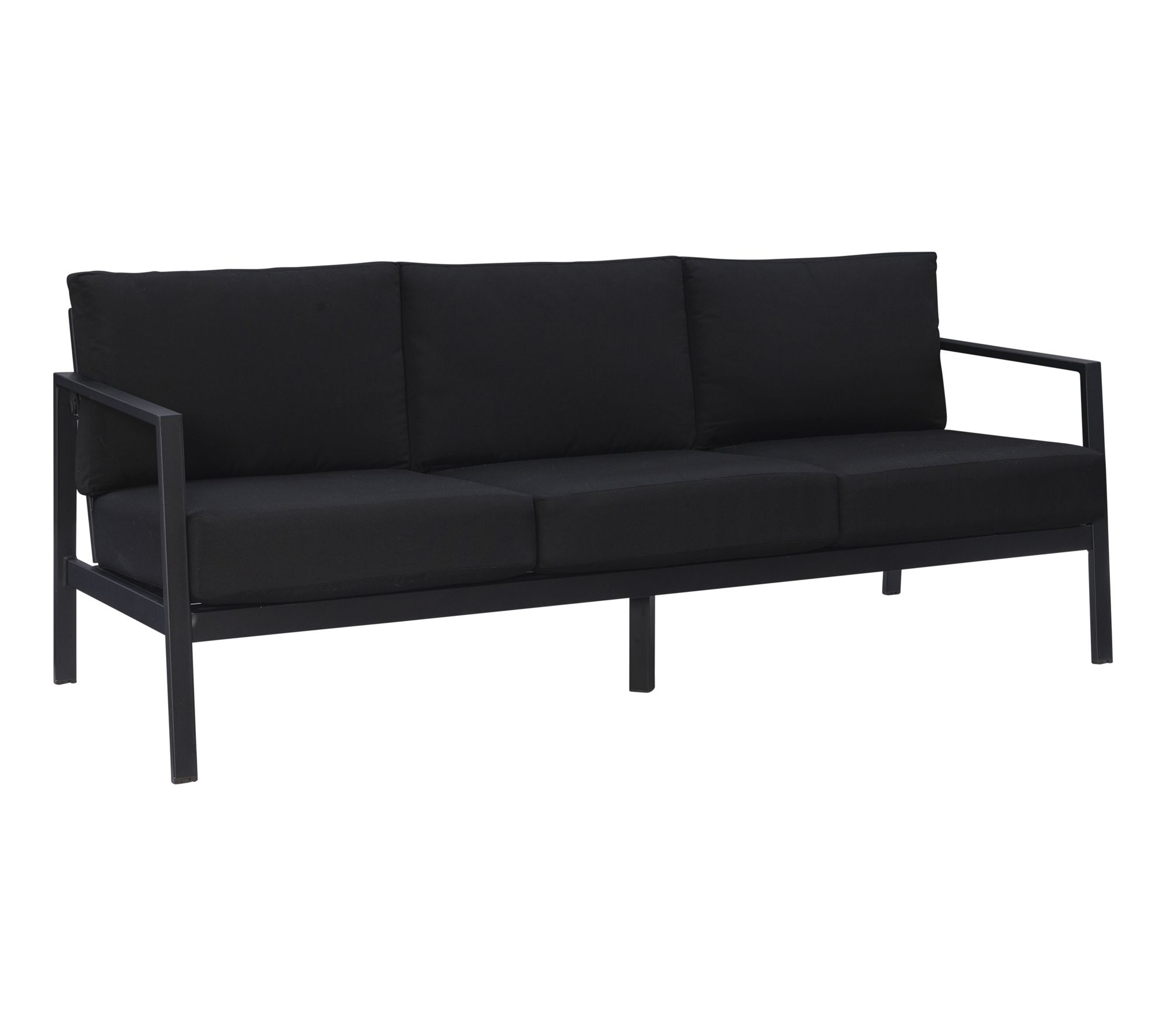 Linon Home Holland Aluminum 3 Seater Sofa