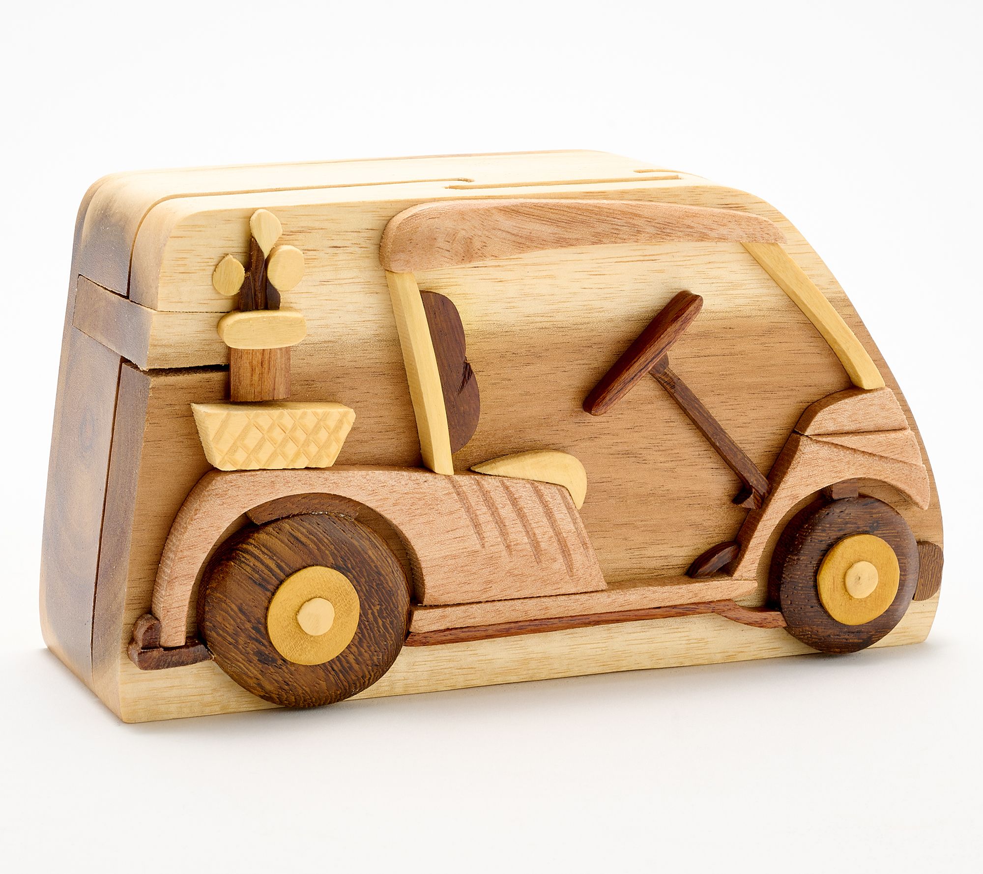 "As Is" Carver Dan's Golf Cart Puzzle Box