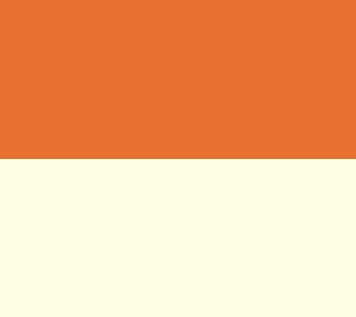 Orange/Ivory