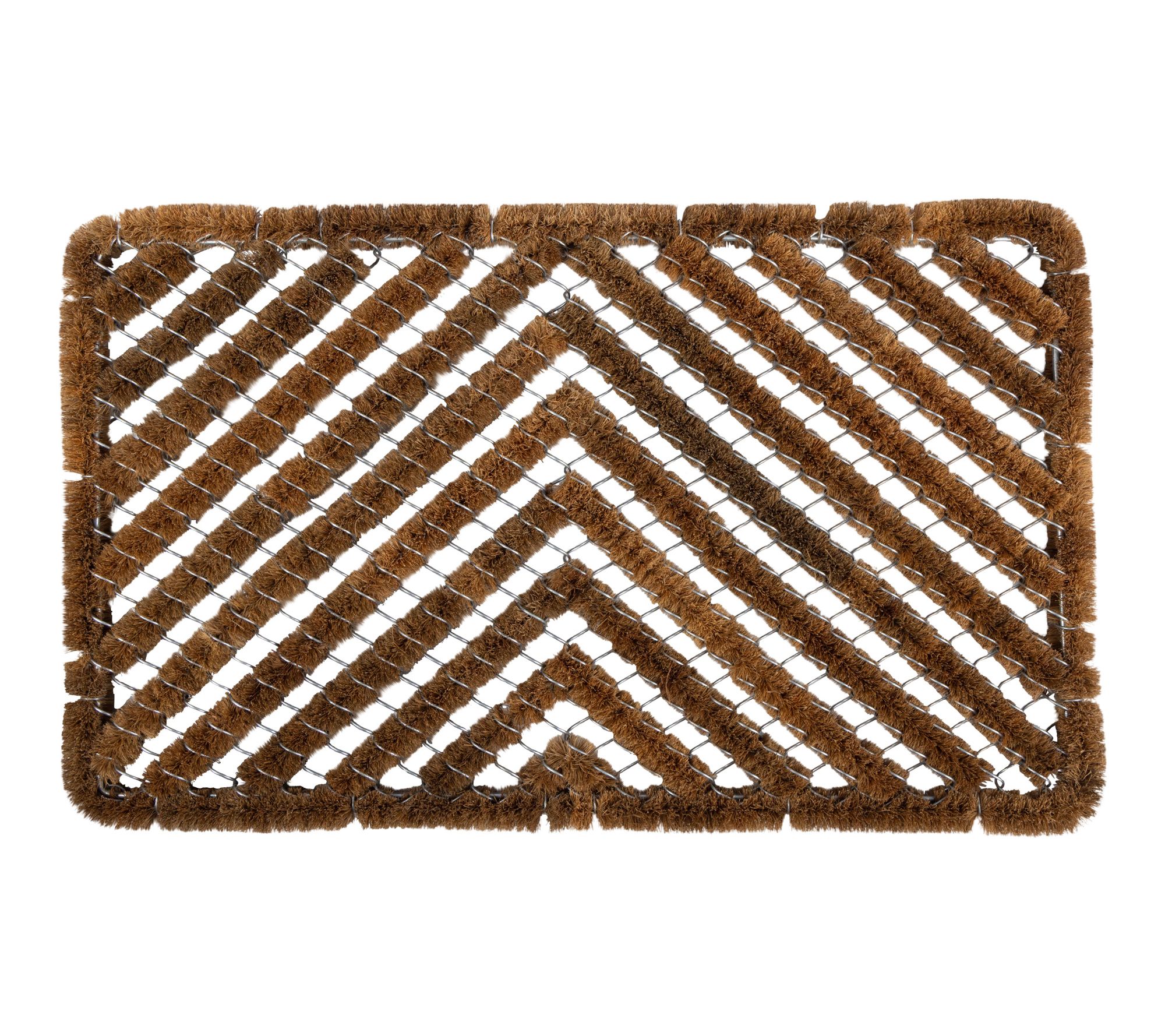 Kings County Natural Coir Doormat Dirt TrappingWelcome Mat