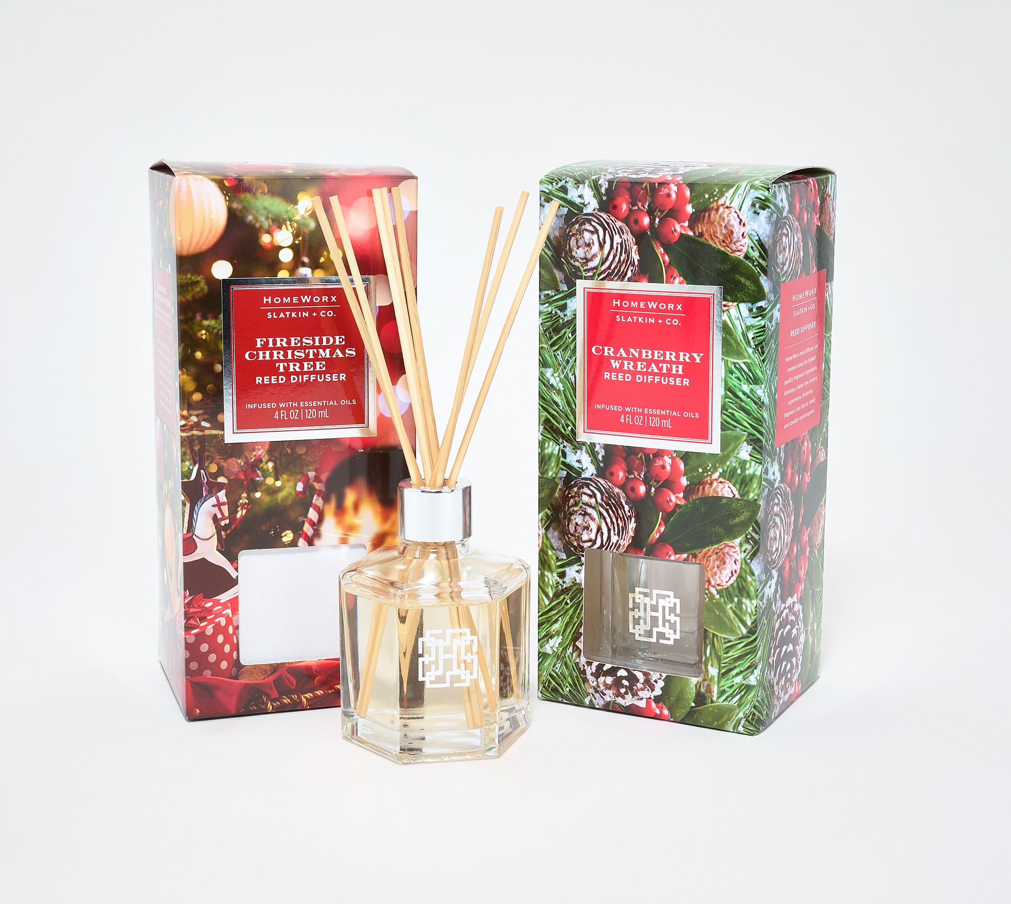 HomeWorx by Slatkin + Co. S/2 Decorate with Scent Reeds