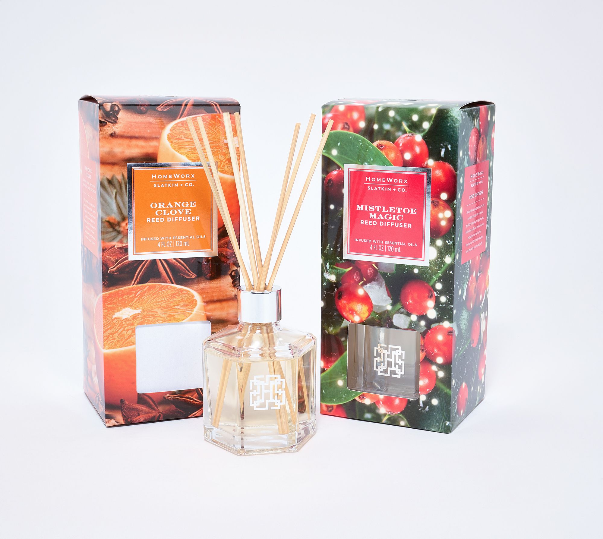 HomeWorx by Slatkin + Co. S/2 Decorate with Scent Reeds