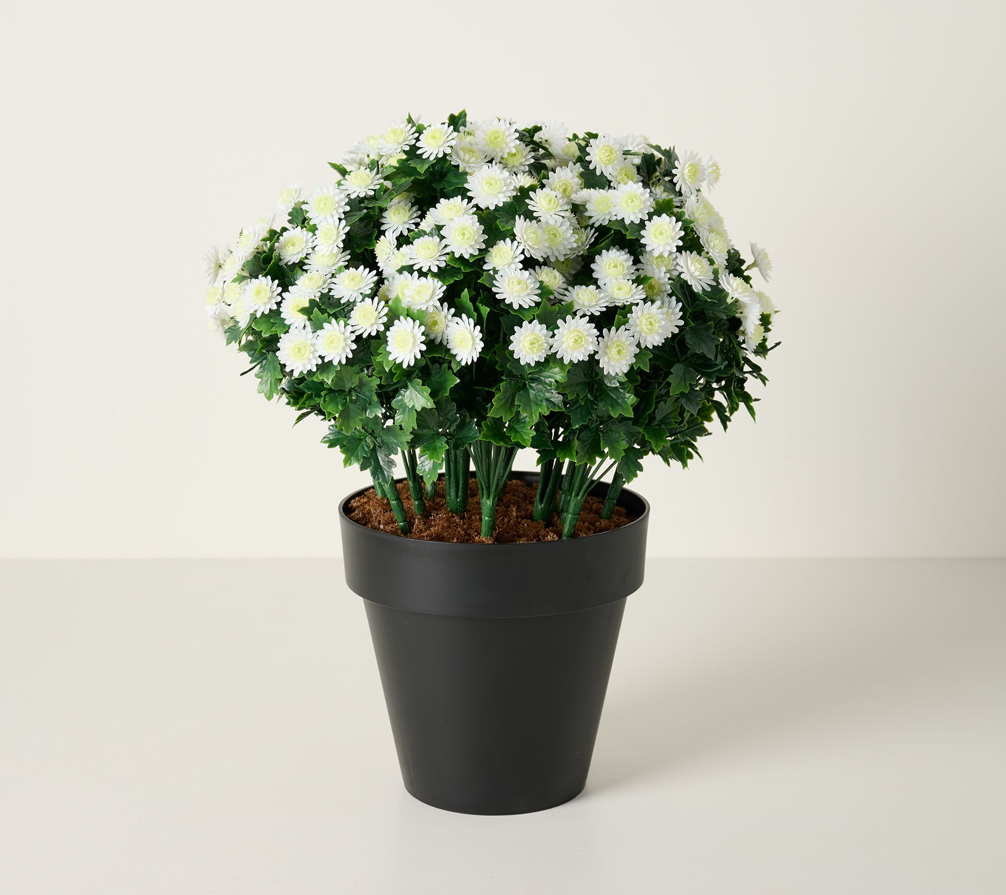 Wicker Park 19" Indoor/Outdoor Potted Faux Mums