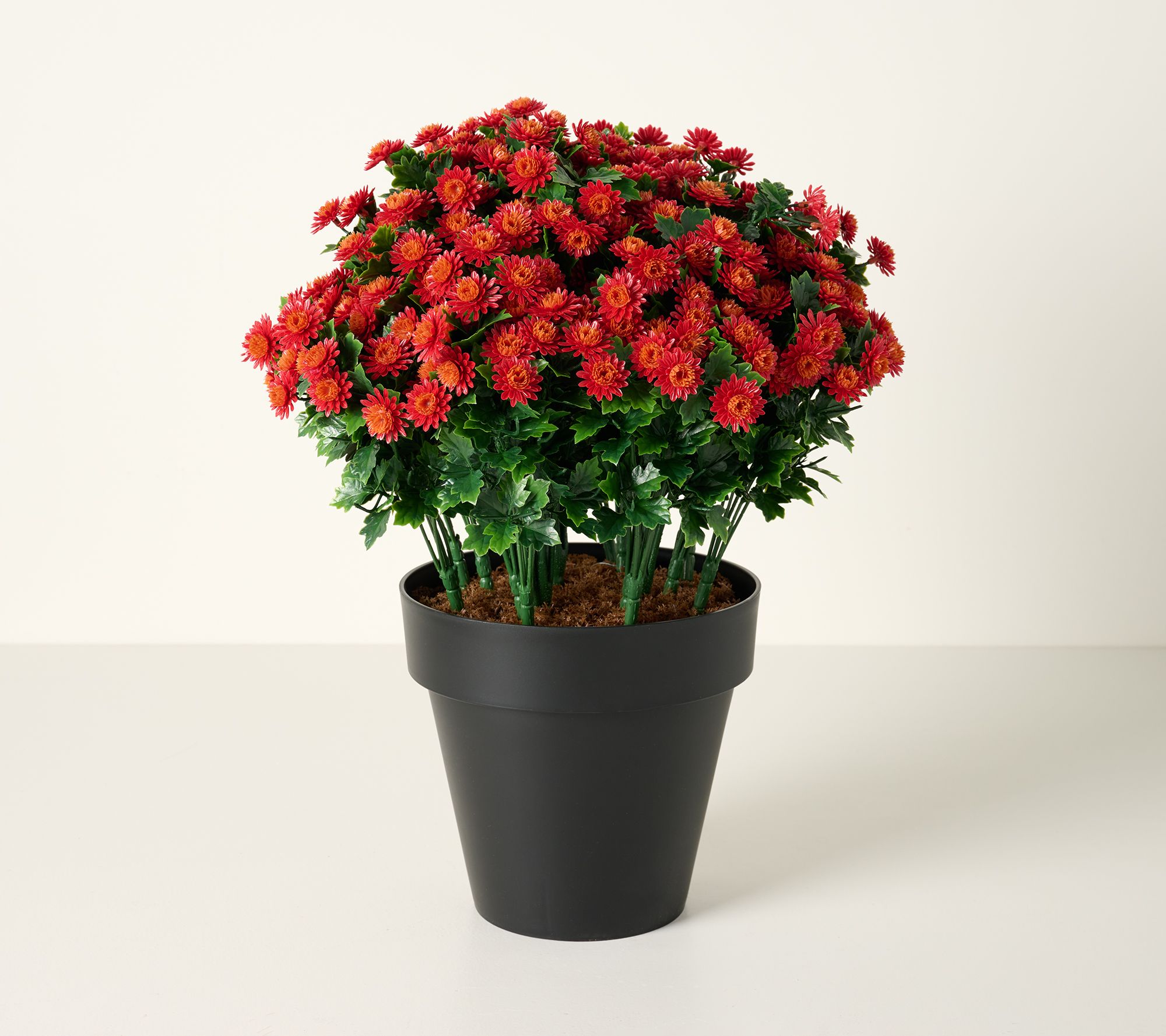 Wicker Park 19" Indoor/Outdoor Potted Faux Mums