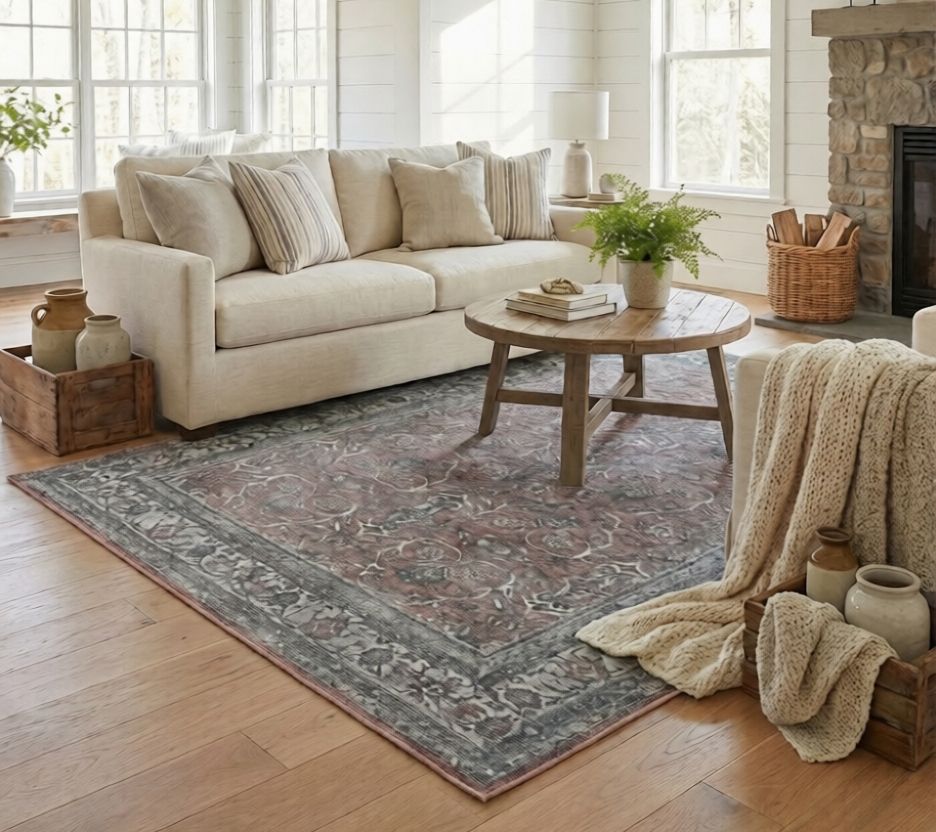 Amer Rugs Alaska Vintage Floral Area Rug, 8' x 10'