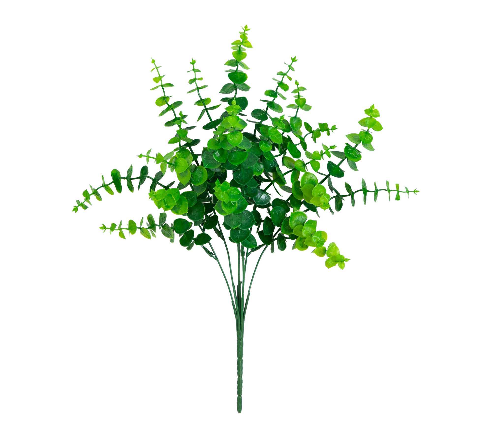 15-in UV Eucalyptus Bush Plant - Set of 4 by Nearly Natural