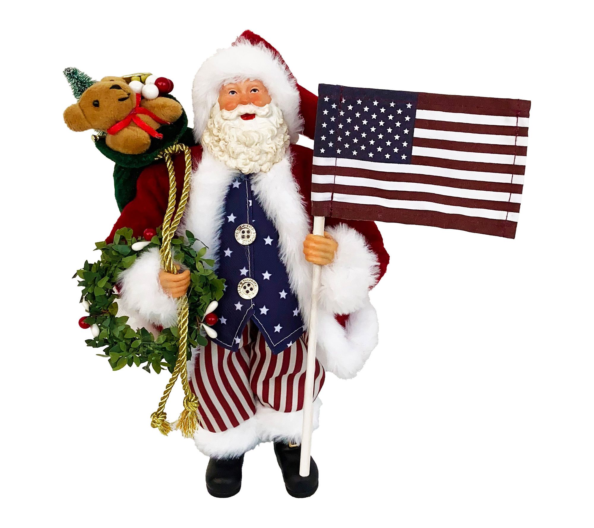 Santa's Workshop 12" American Santa