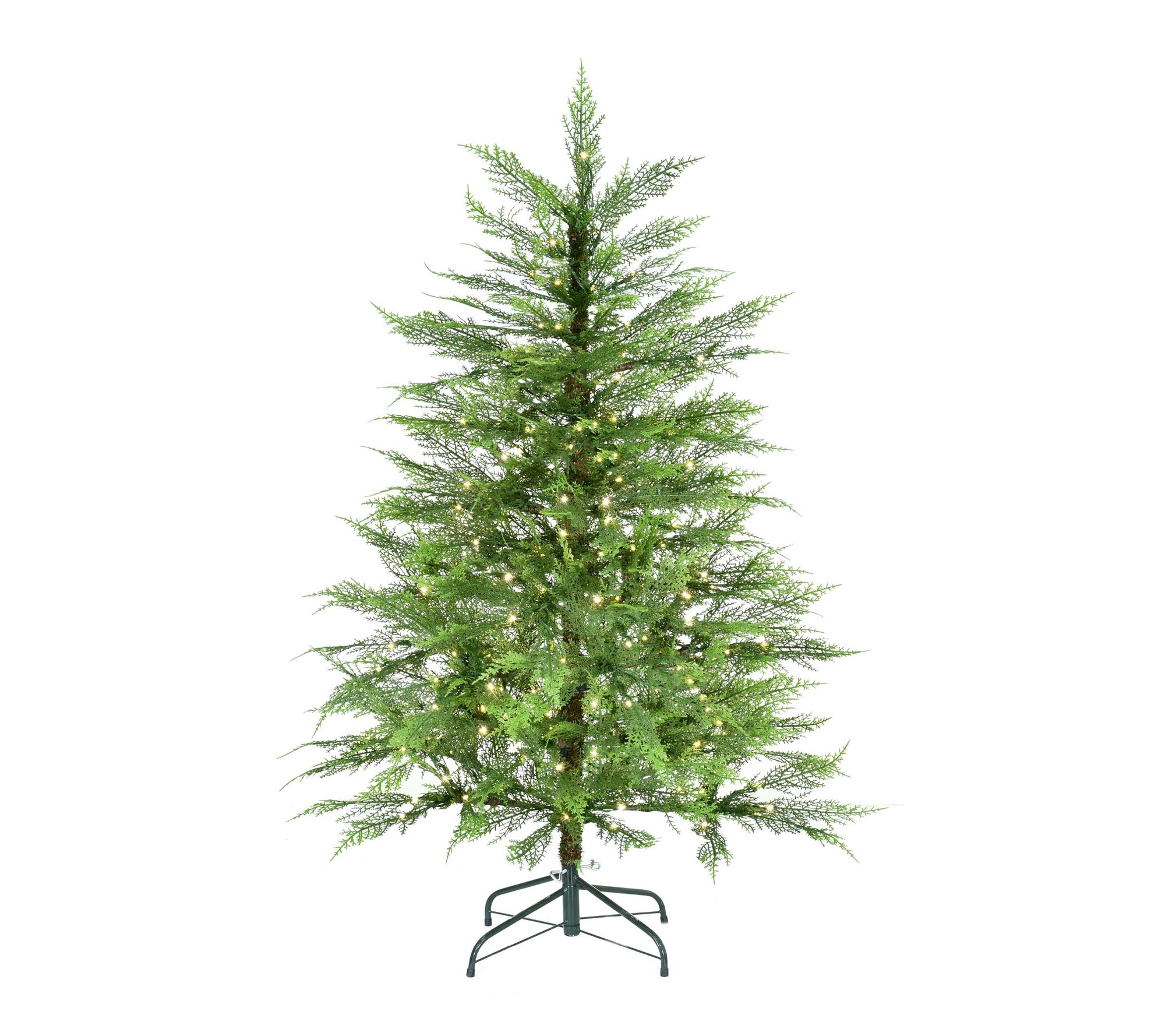 Fraser Hill Farm 4-Ft. Alpine Pre-Lit Artificial Christmas Tree