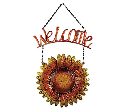 SVD Sunflower WELCOME sign