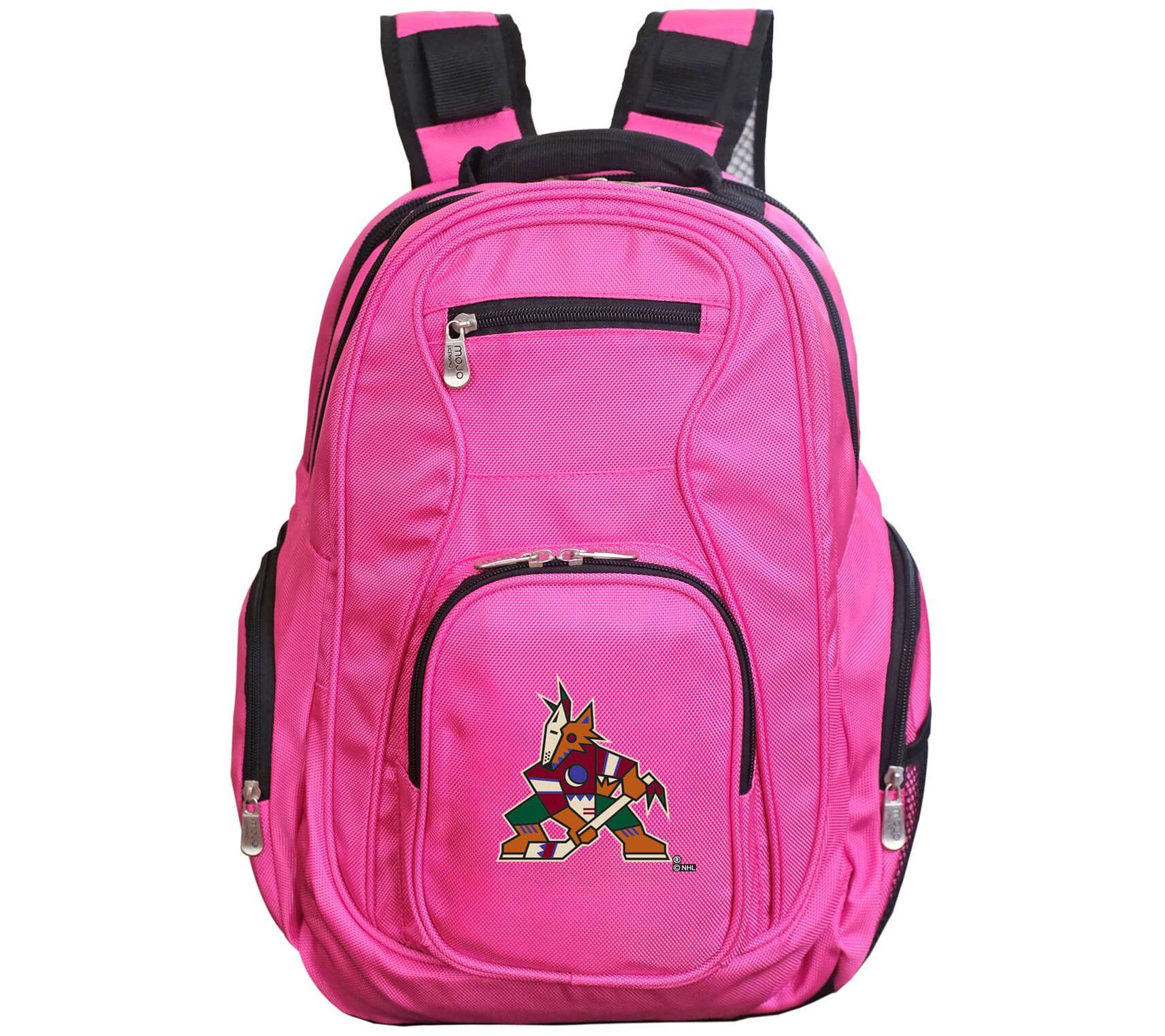 Mojo Licensing NHL 19" Premium Laptop Backpack, Pink
