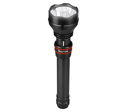 Vector 1500 LED Lumen Flashlight with USB Portable Power