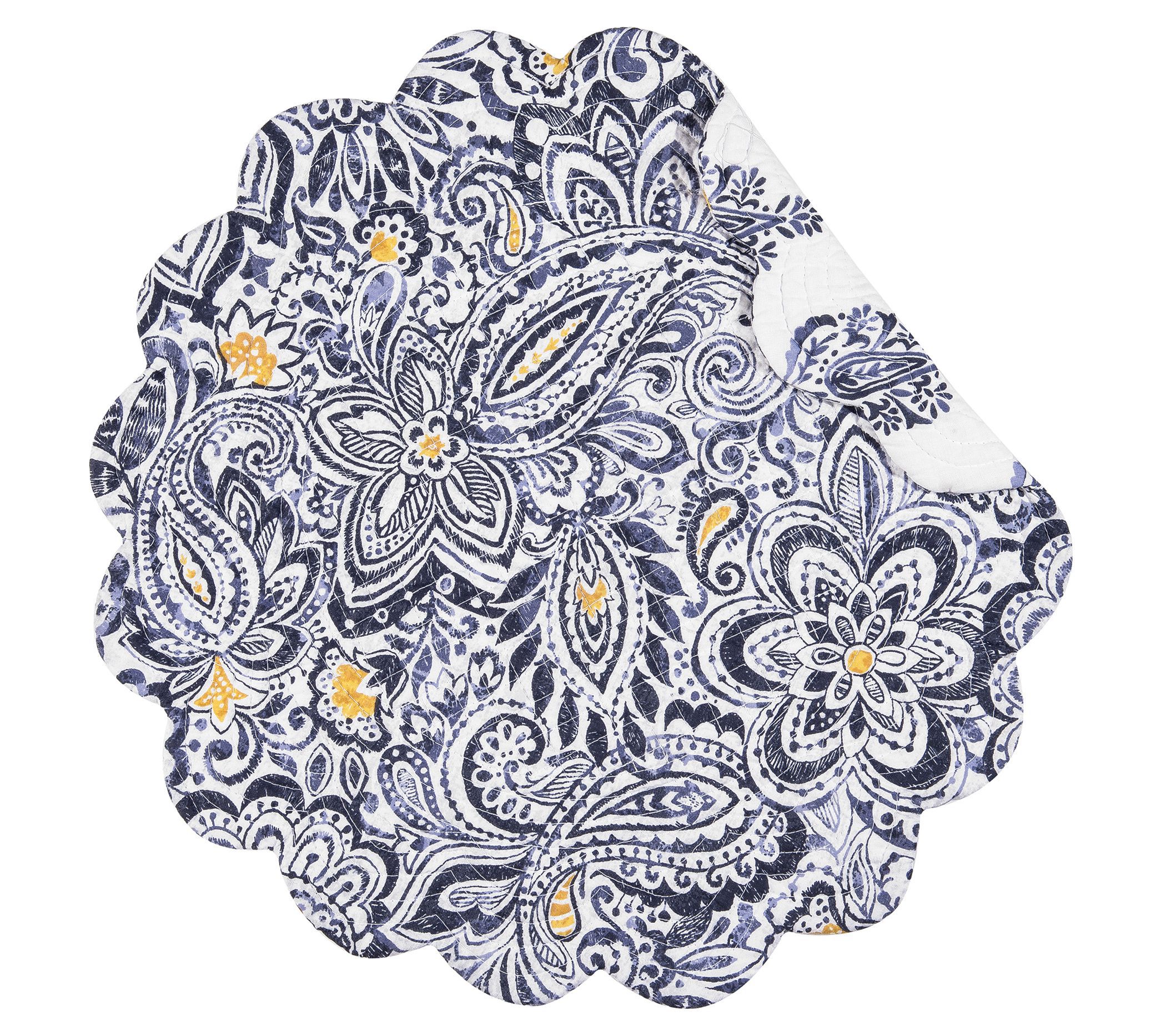 17" Serena Round Placemat Set of 6 by Valerie