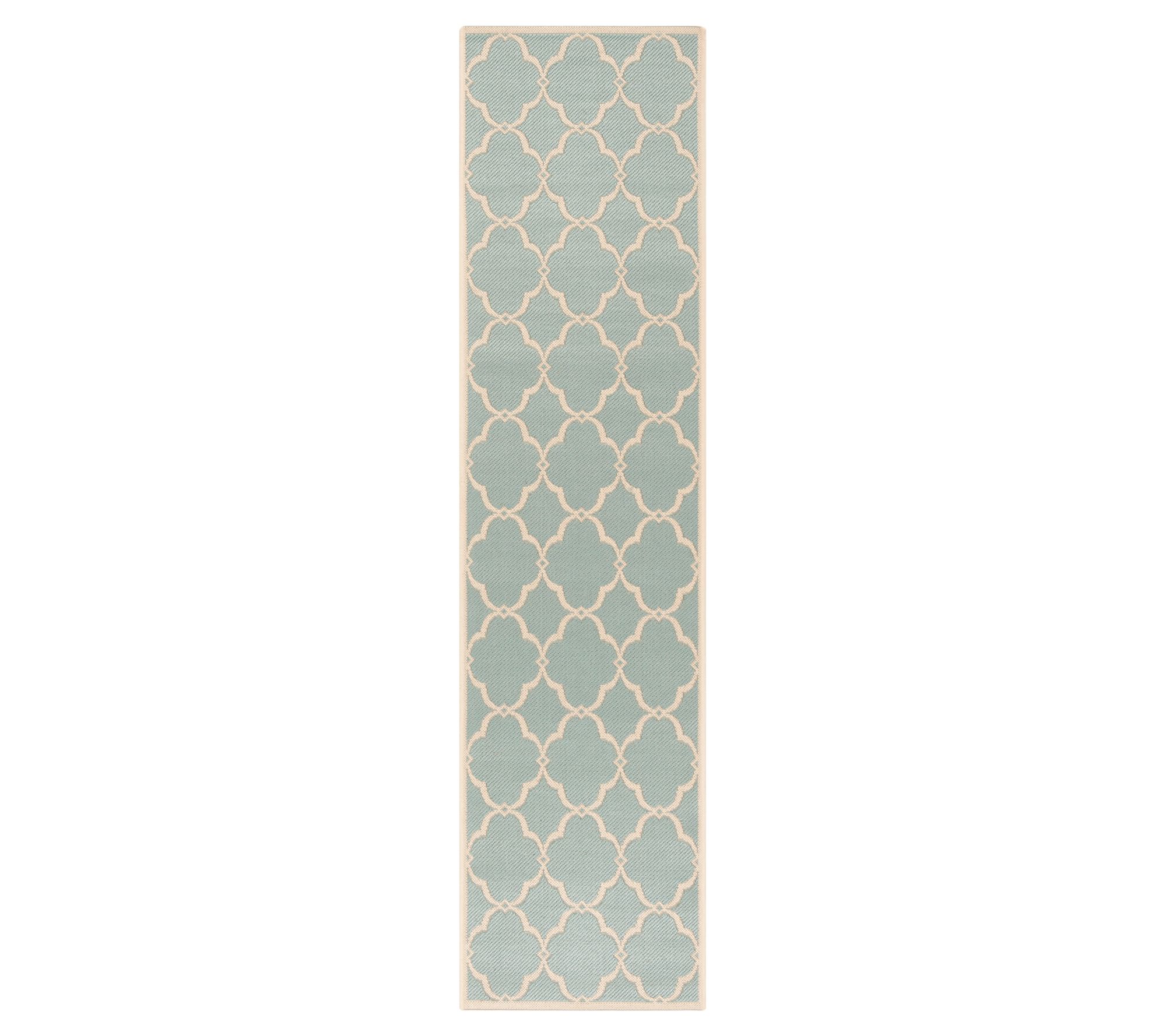 Beach House 125 Collection 2'2" x 8' Outdoor Rug by Valerie