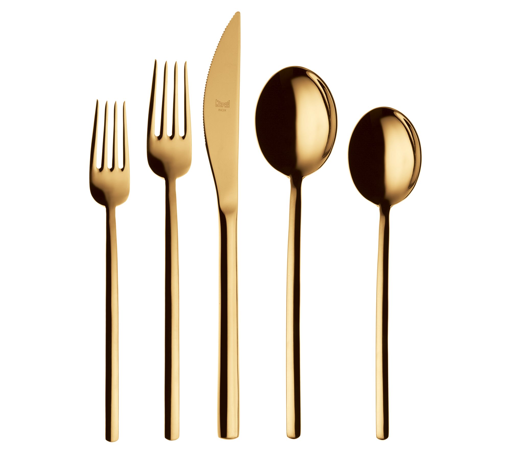 Mepra Due Oro 5-Piece Flatware Set