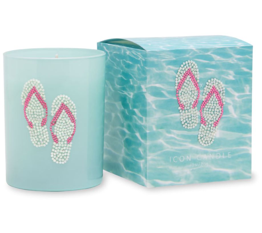Primal Elements Flip Flop Icon Candle