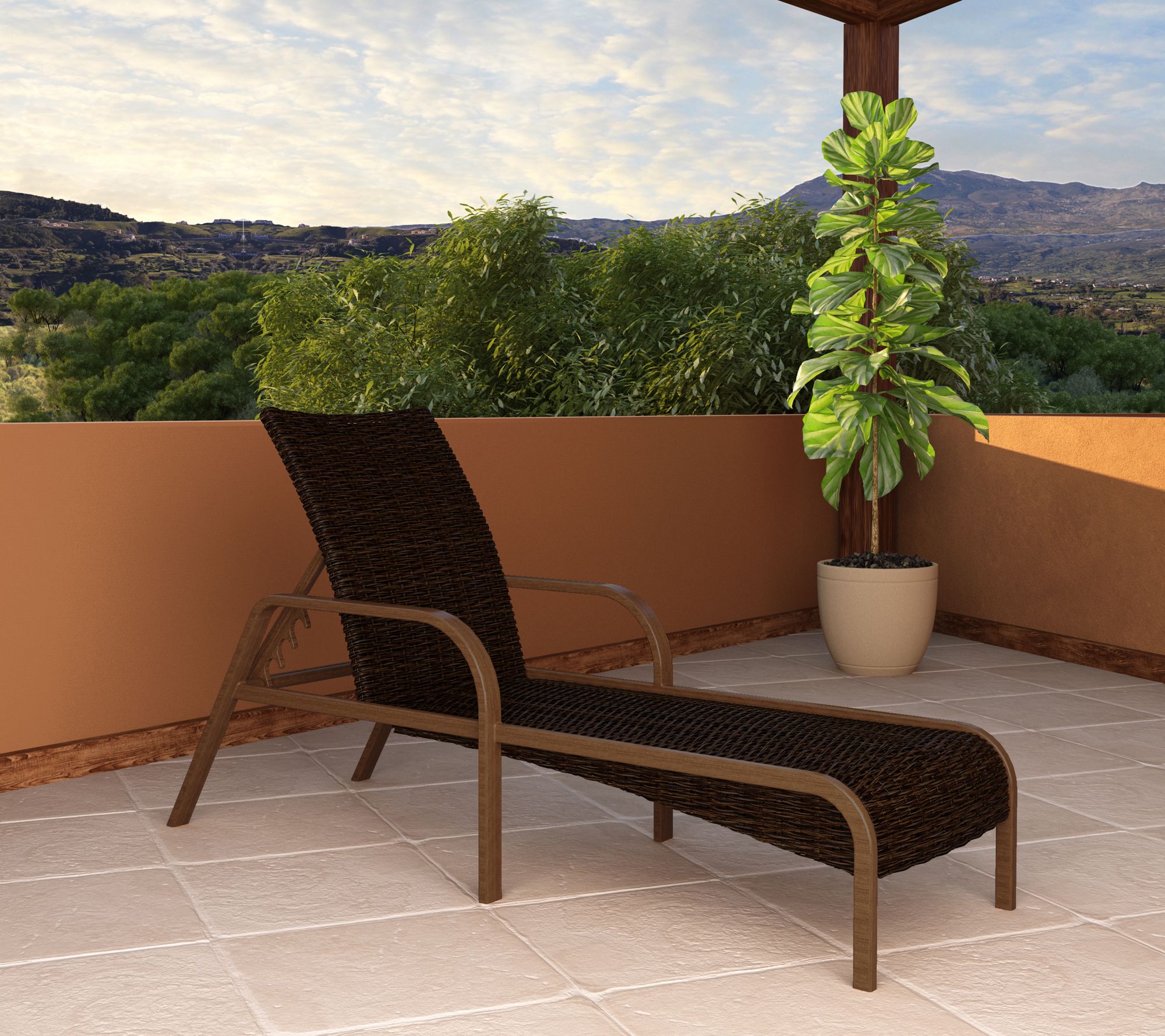 COSCO Outdoor Living, SmartWick, Patio Chaise Lounge