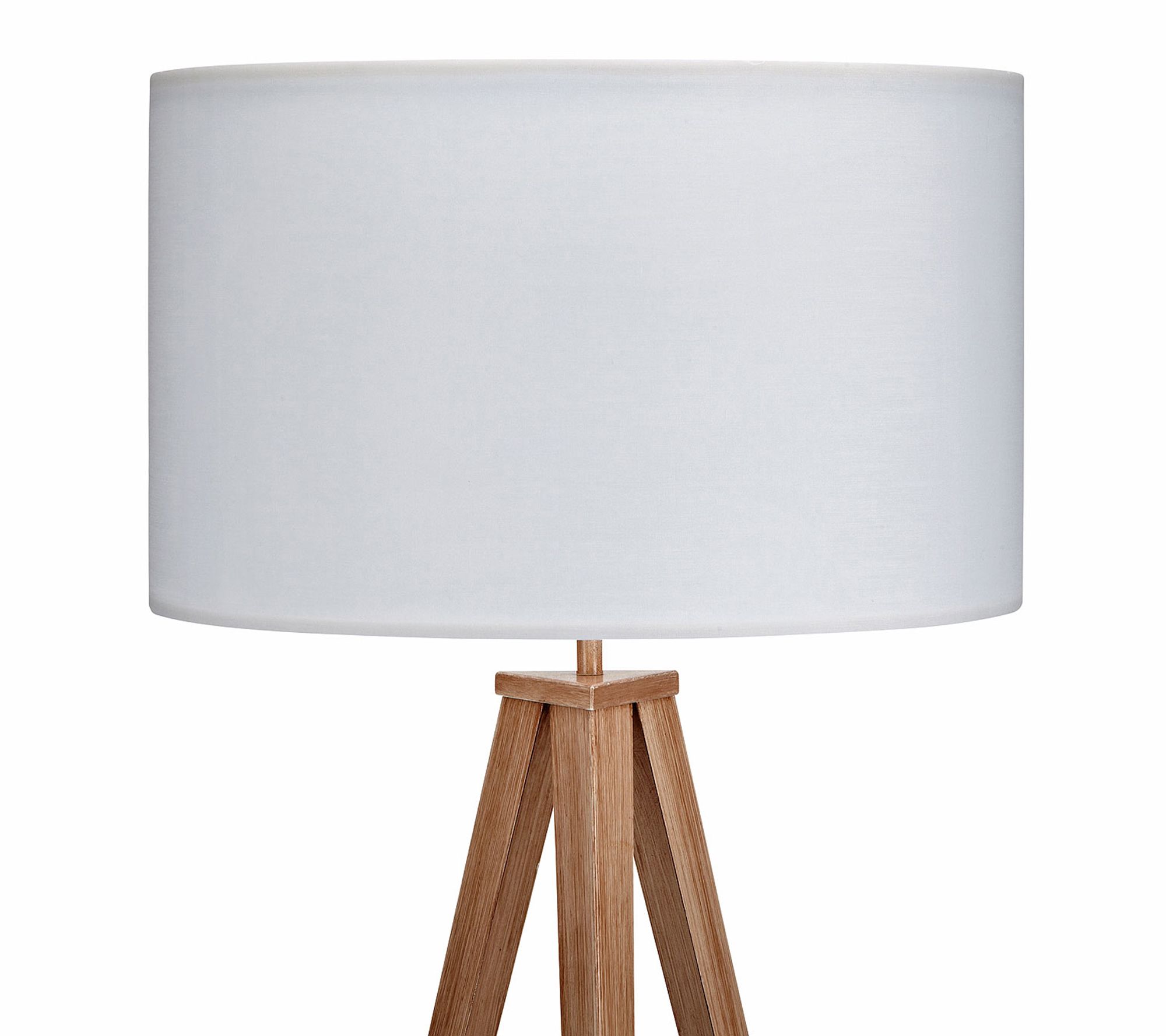 Teamson Home Romanza Tripod Floor Lamp With White Shade