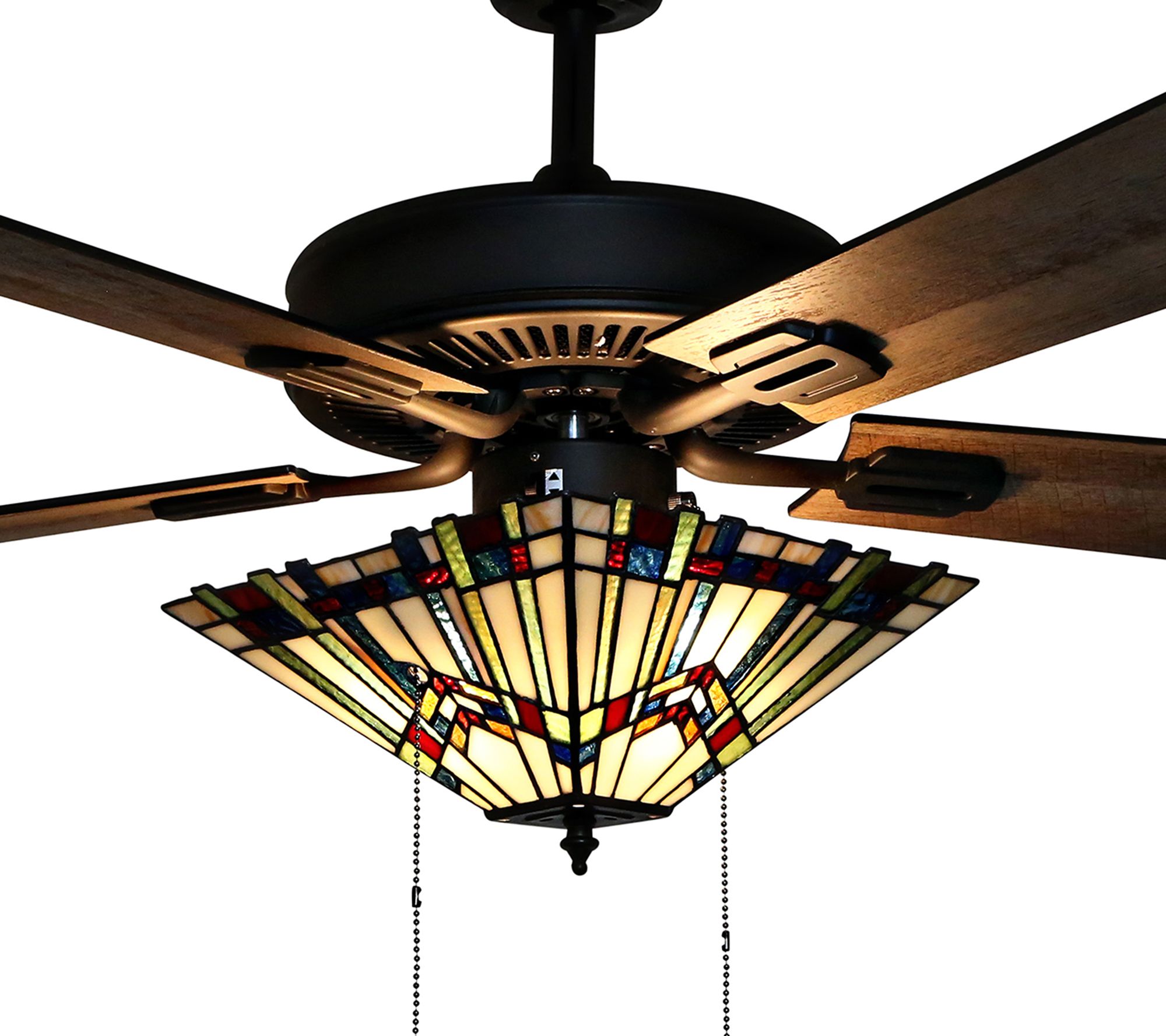 Stained Glass Ceiling Fan