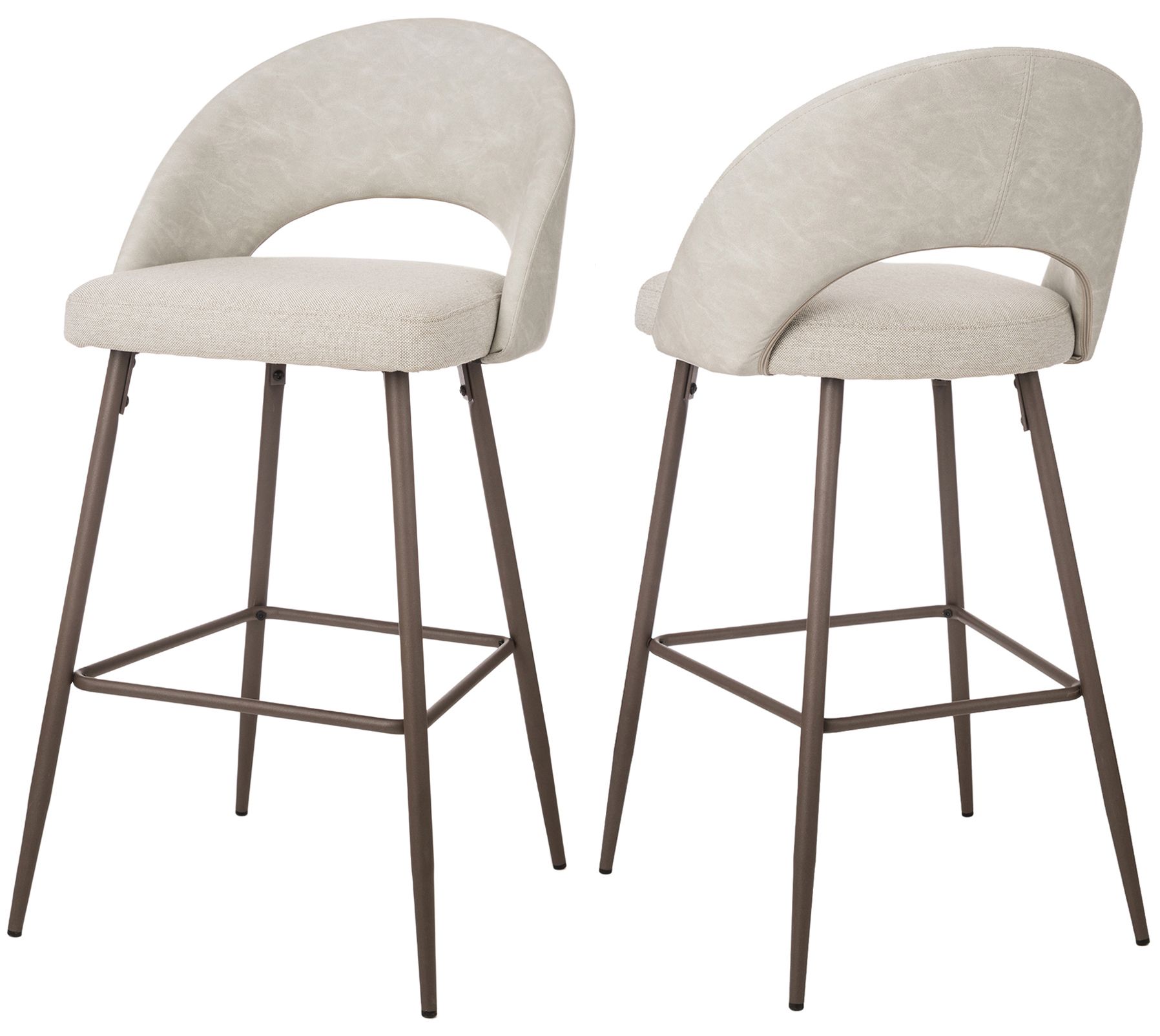 Glitzhome Sophisticated Style Bar Stool Pair S/2