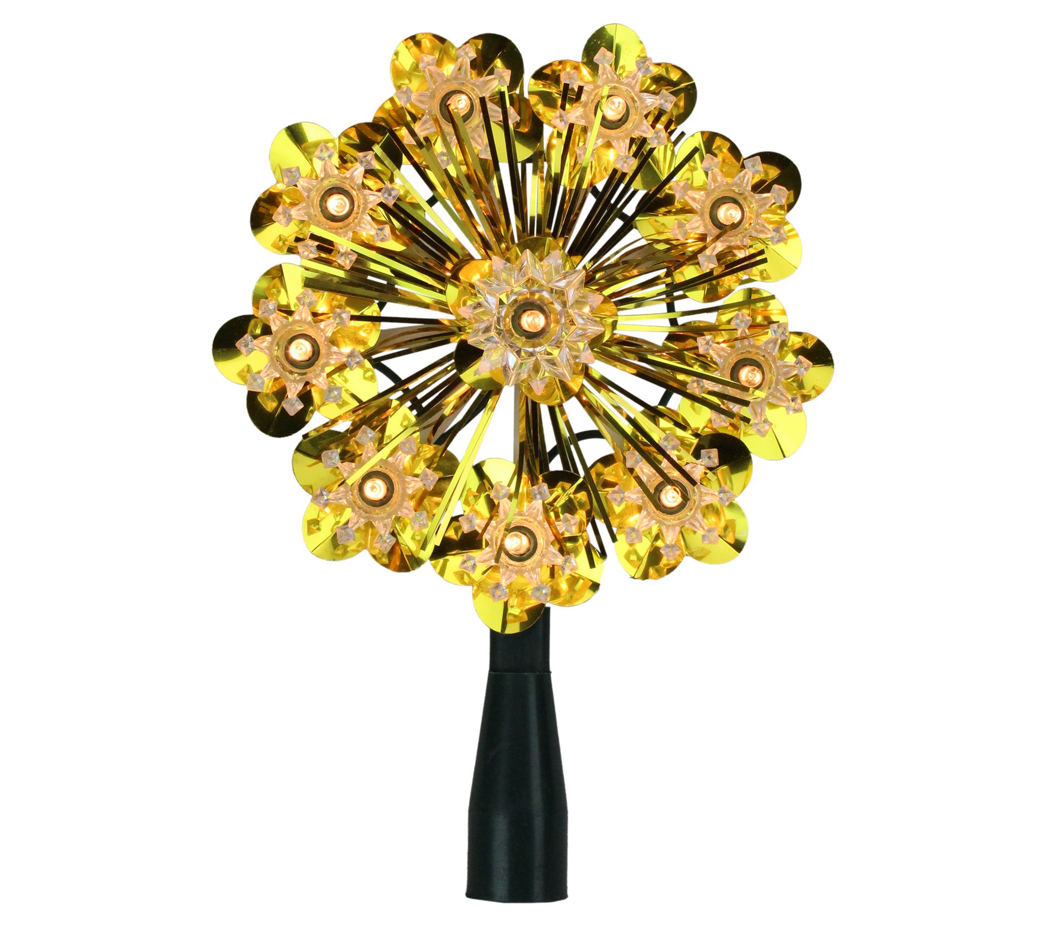 Black Starburst Tree Topper