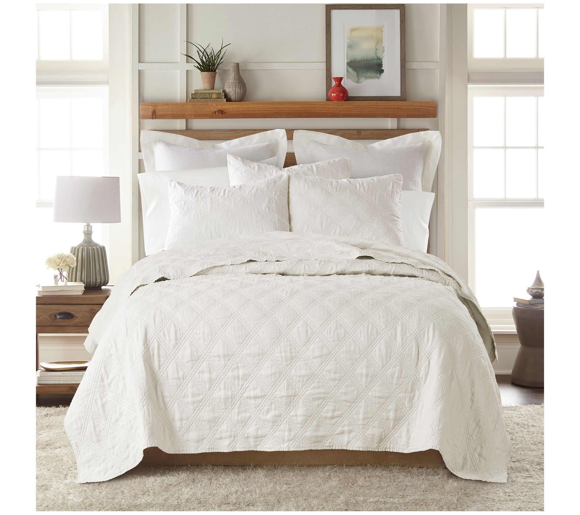 Levtex Home Washed Linen Twin/Twin XL Quilt