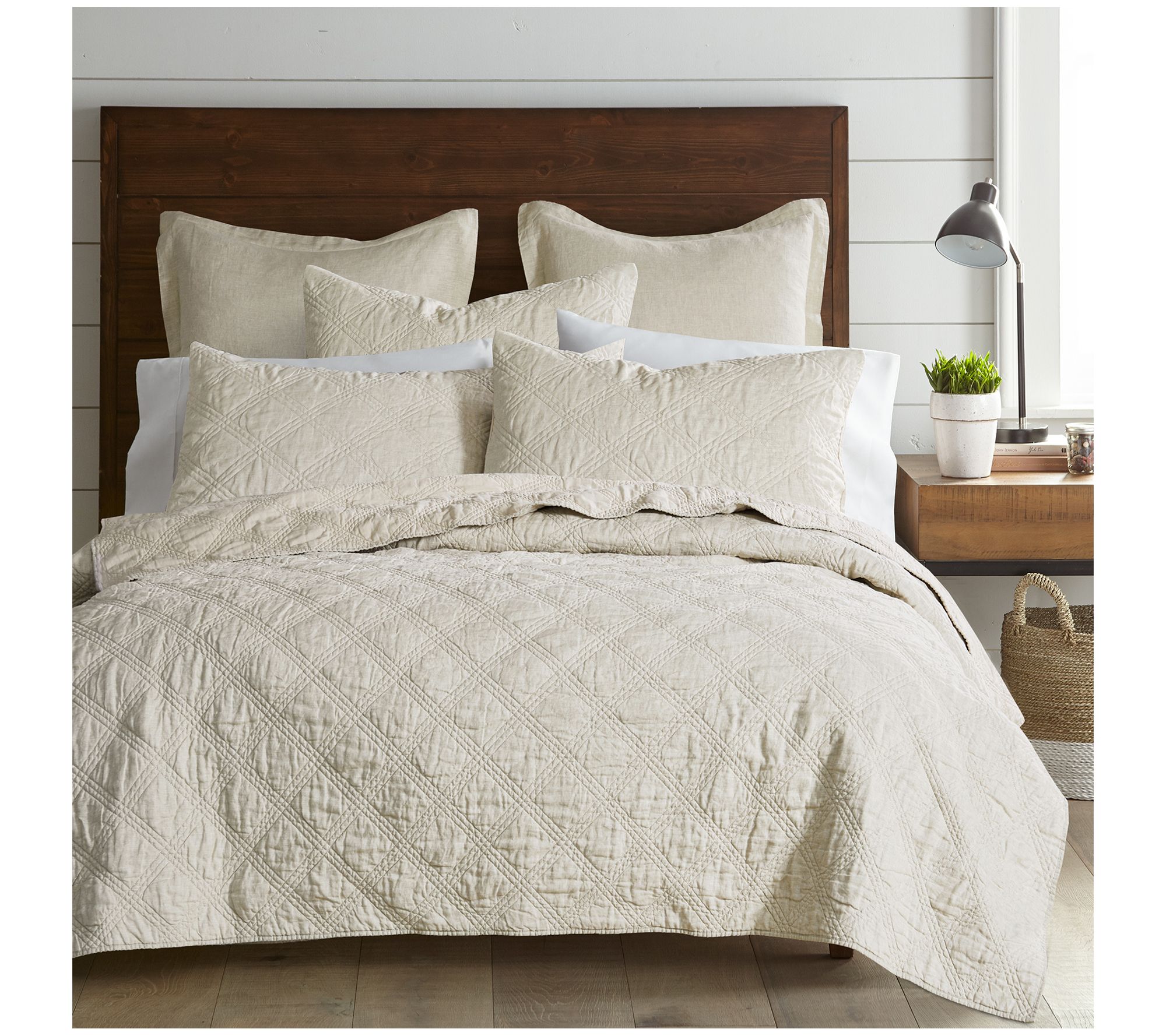 Levtex Home Washed Linen Twin/Twin XL Quilt