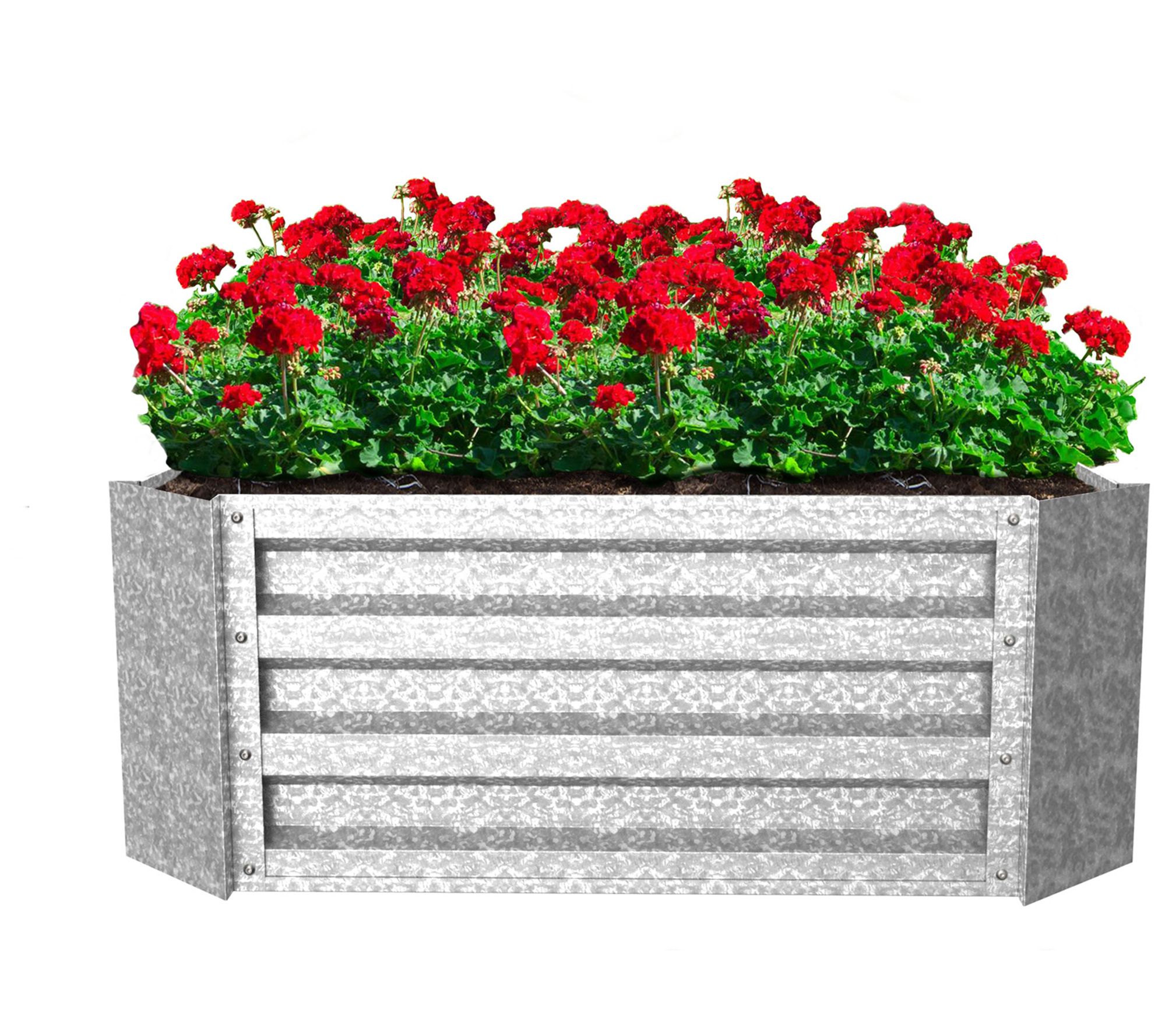 Pure Garden Rai sed Square Gard en Bed-Adjustab le Kit