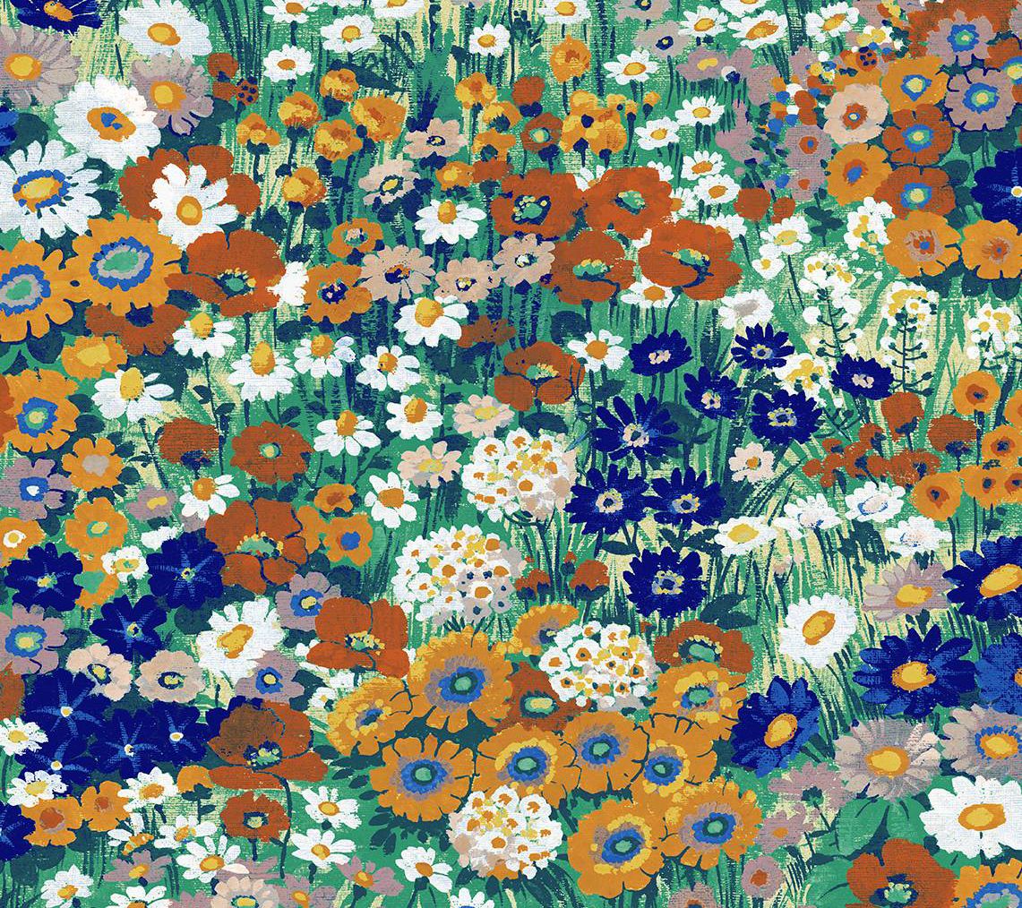 NextWall Floral Meadow Peel and Stick Wallpaper