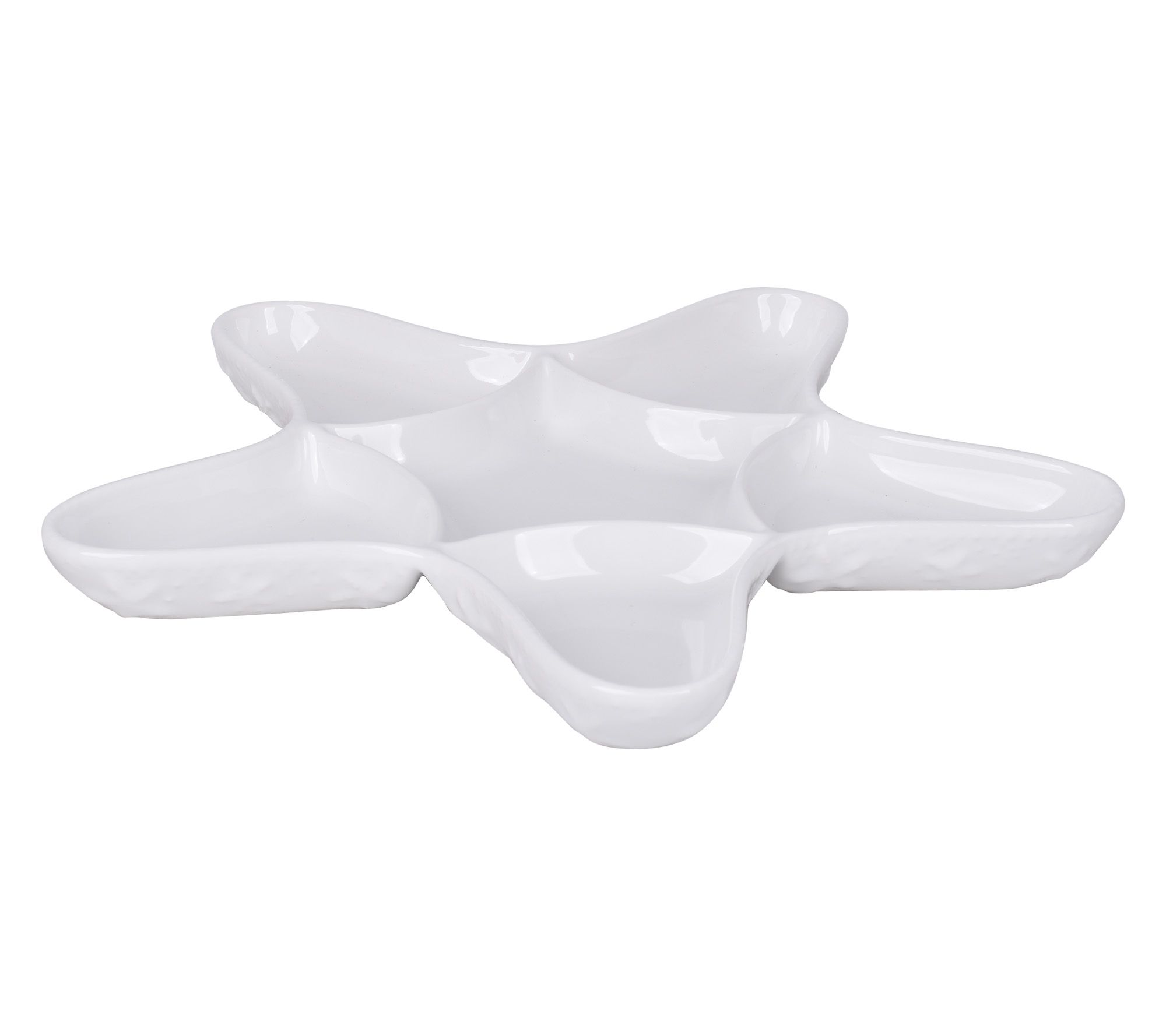Temp-tations Knotical 14" Divided Starfish Platter