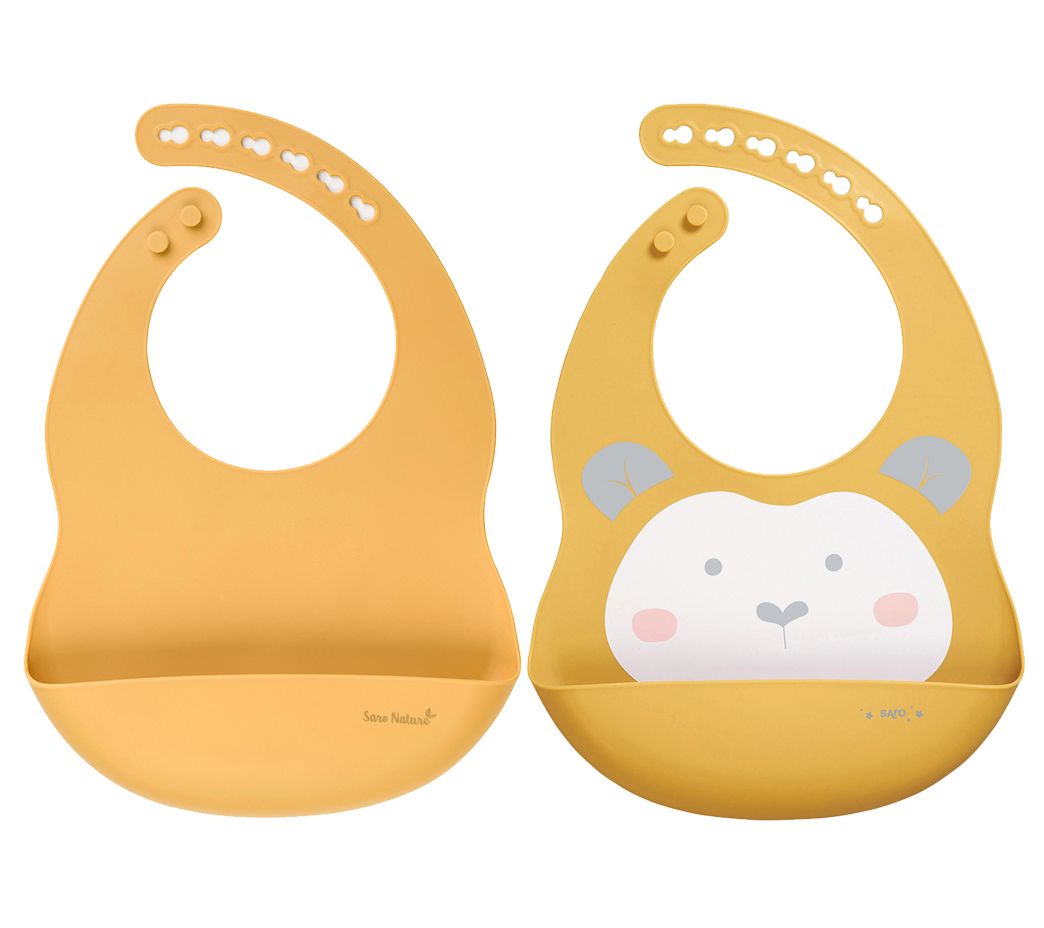 SARO Sweet + Fun Silicone Bib Set
