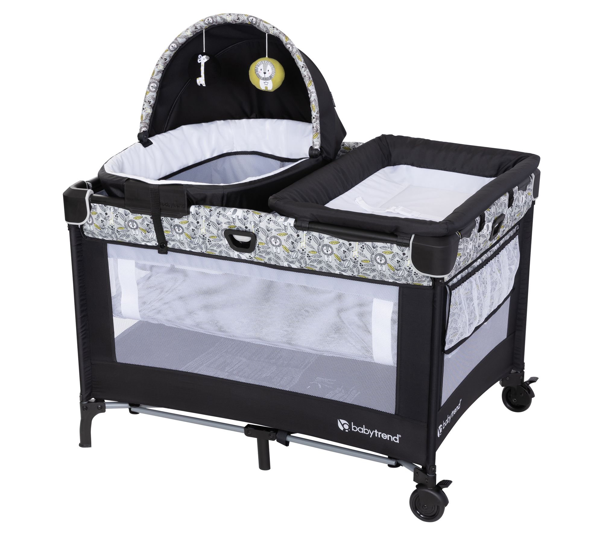Baby Trend Nursery Den Playard w/ Snooze Pod &Changer