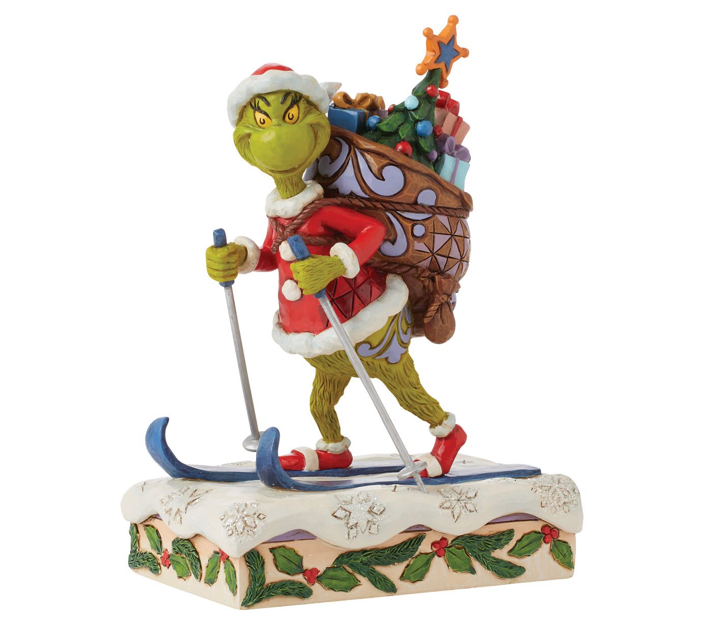 Grinch by Jim Shore Grinch Skiing