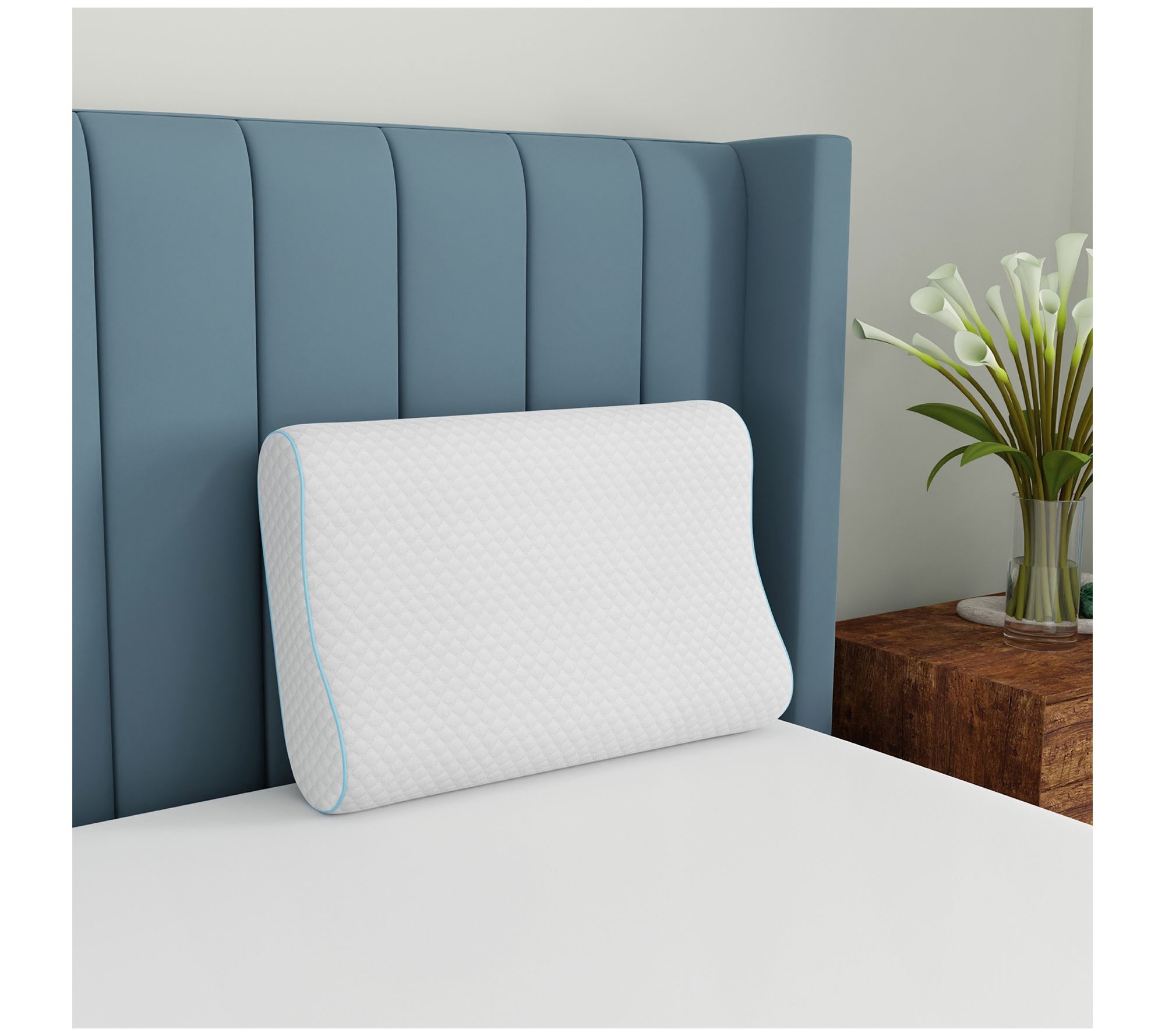 Bodipedic AeroFusion Contour Gel Memory Foam Bed Pillow - QVC.com