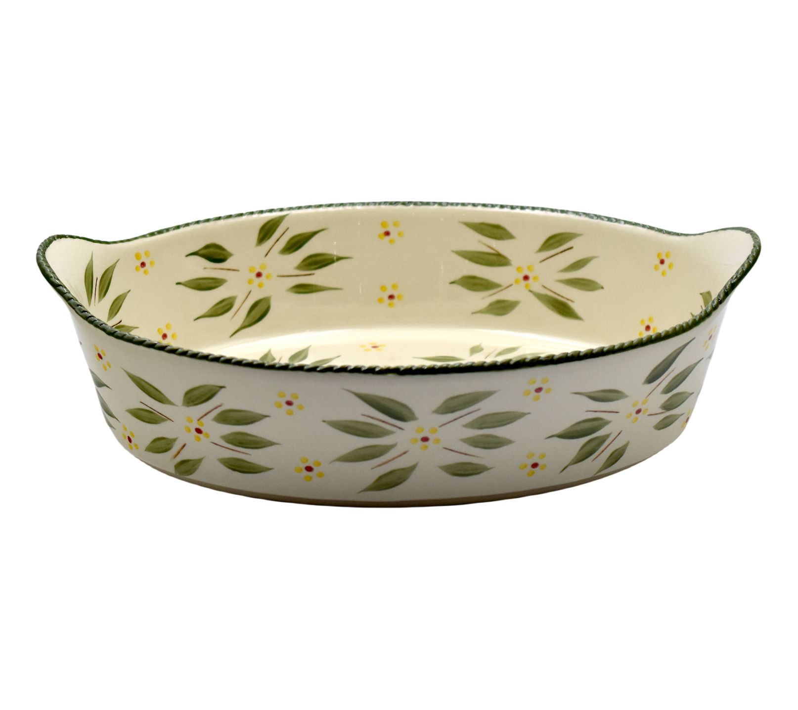 Temp-tations Old World 3-qt Deep Wall Casserole Dish