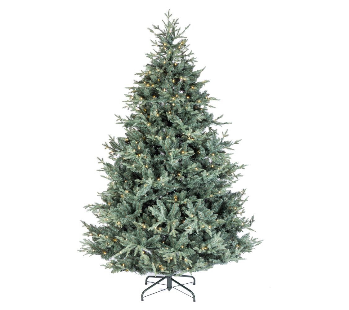 Lush 5 ft Prelit Blue Spruce Christmas Tree by terling