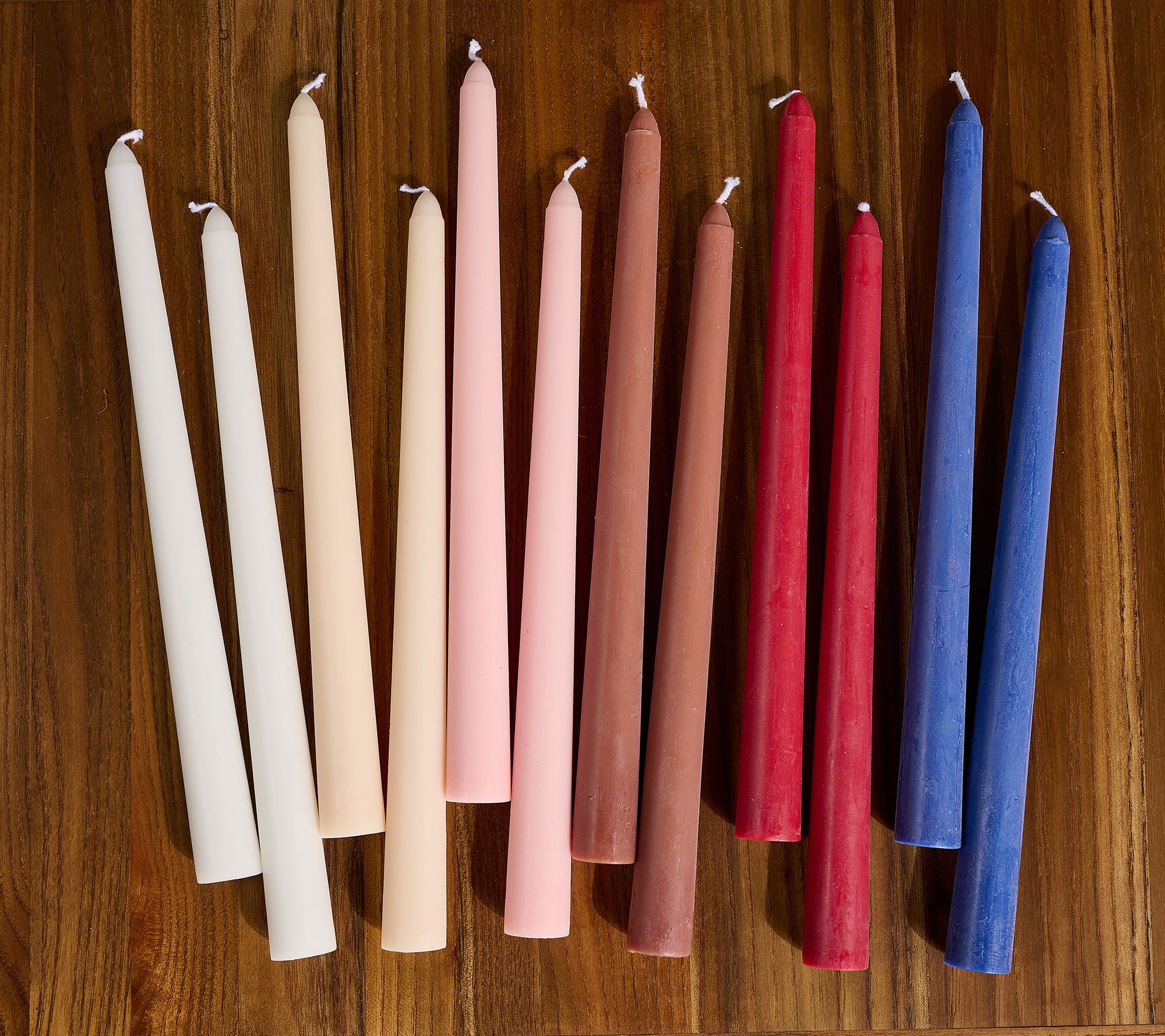 Home Reflections All Seasons 12pc Taper Candle Set