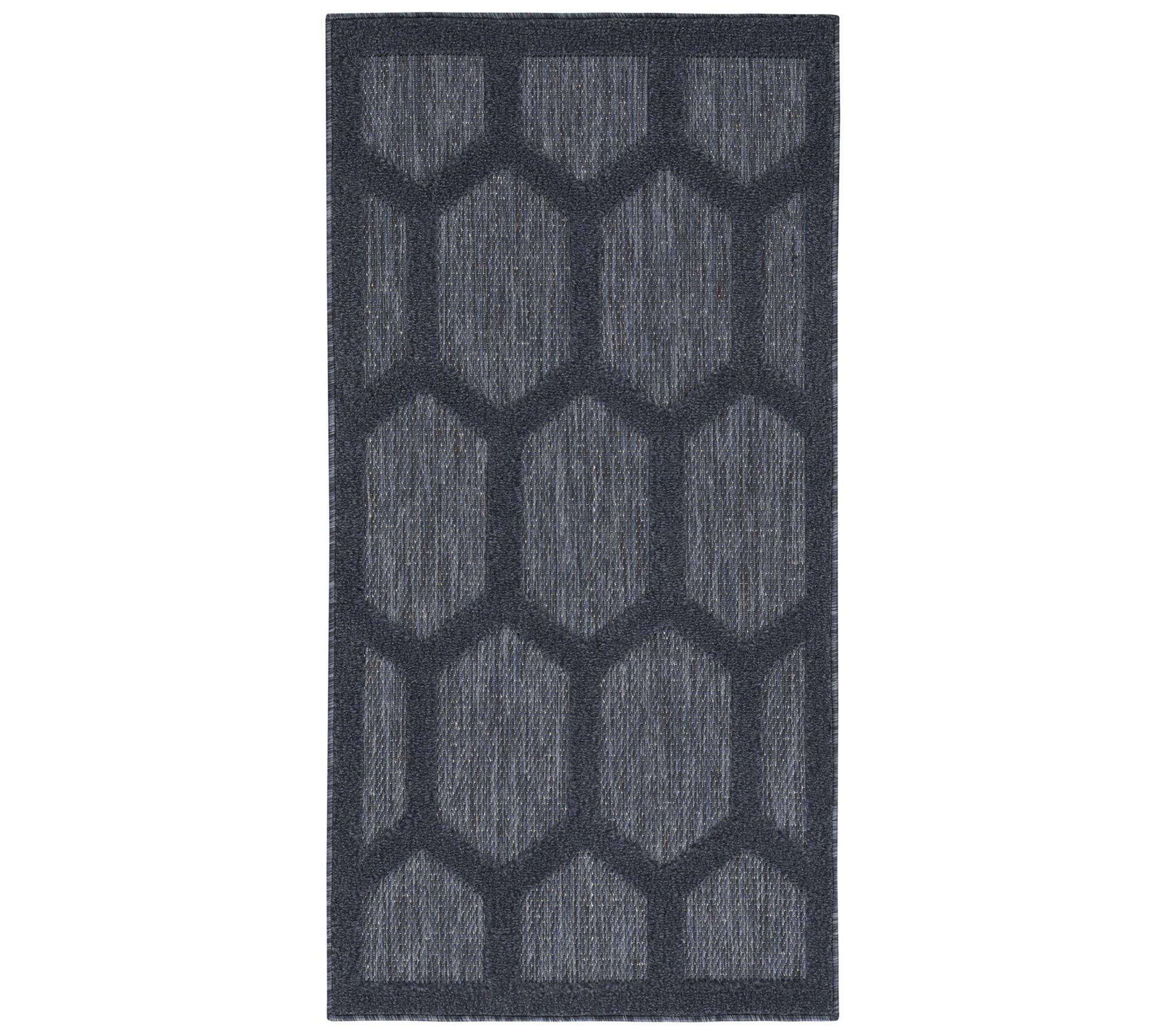 Nourison 2' x 4' Honeycomb Indoor/Outdoor Accent Rug