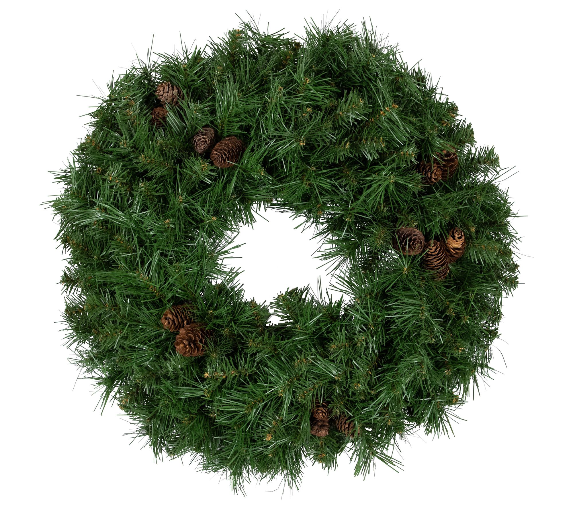 Northlight Dakota Red Pine Christmas Wreath w/ Pine Cones 24"