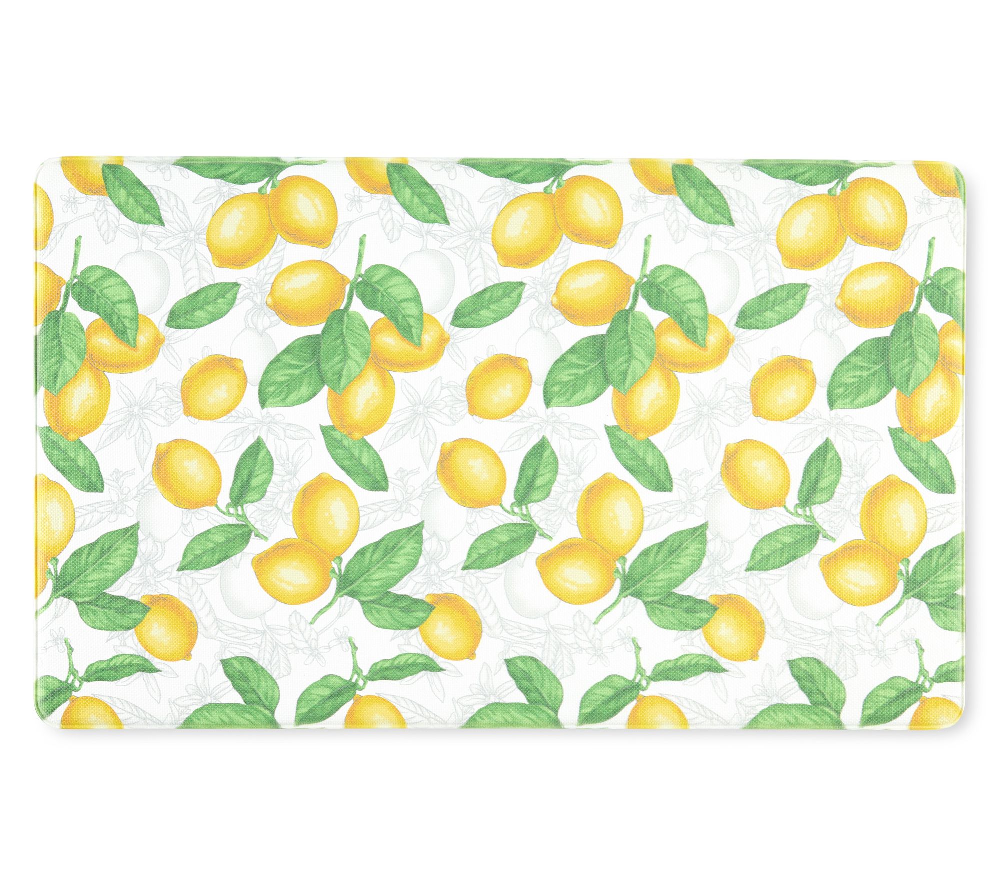 Martha Stewart Lots Of Lemons 18"x30" Kitchen Mat