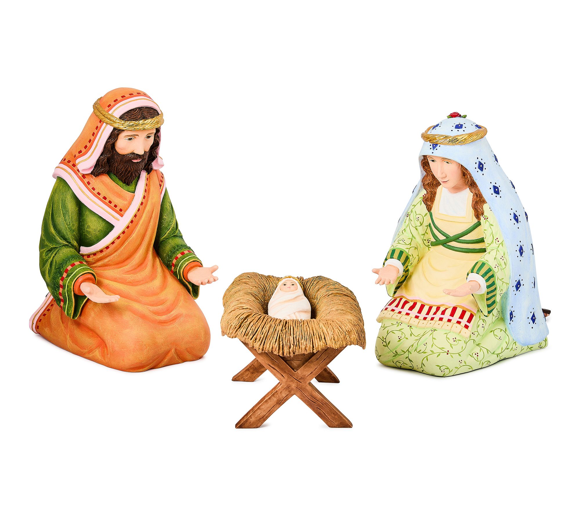 MacKenzie-Childs Nativity Holy Family Display F igures