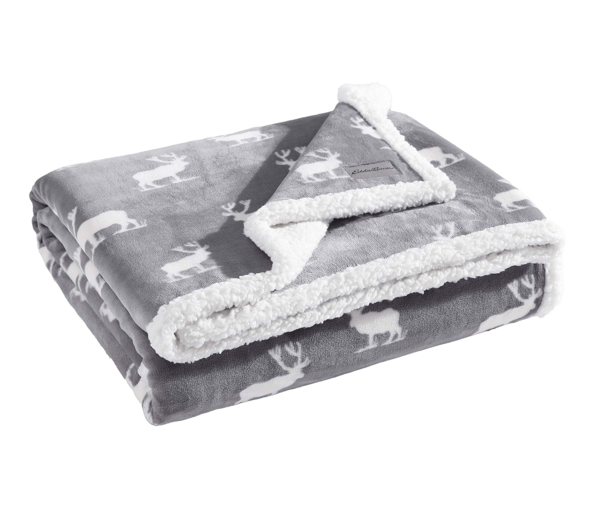 Eddie Bauer Elk Stance 50"X60" Knit Throw