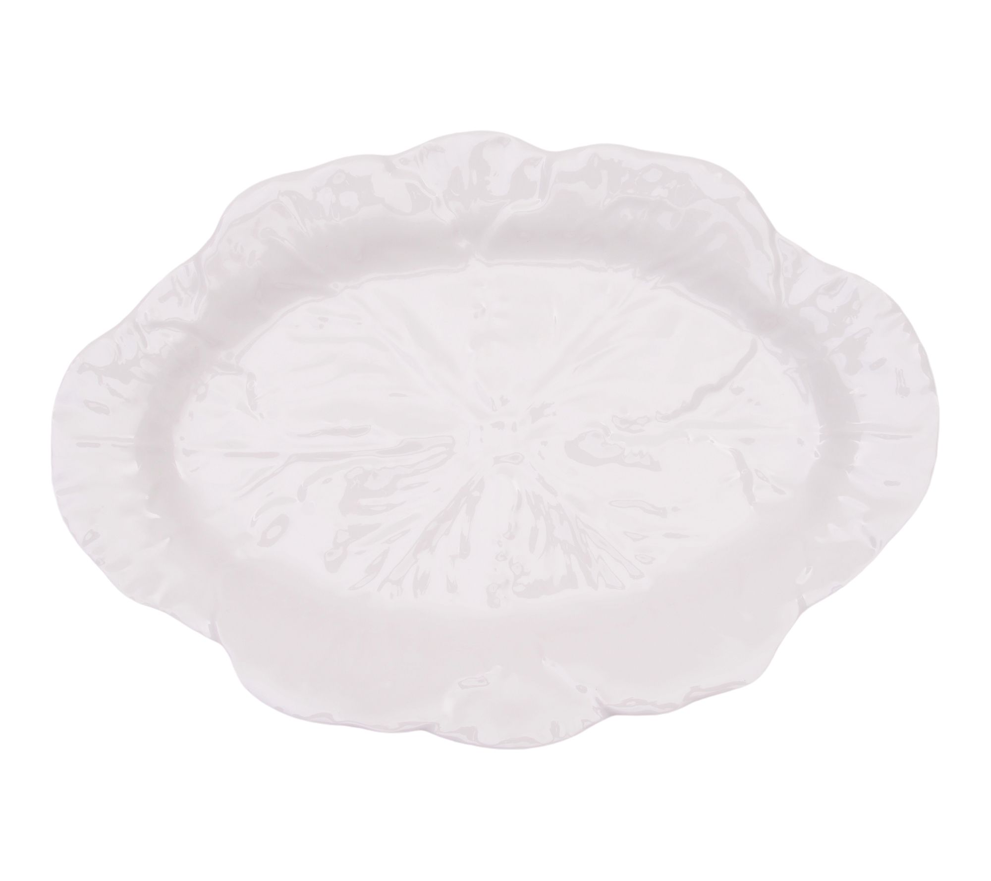 Cabbage Leaf Serving Platter by Valerie